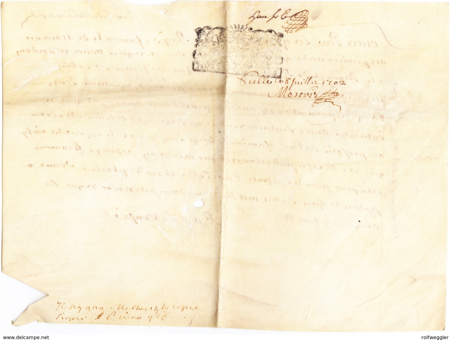 1702+ 3 Dokumente Mit Stempelpapier Taxen - Documents Historiques