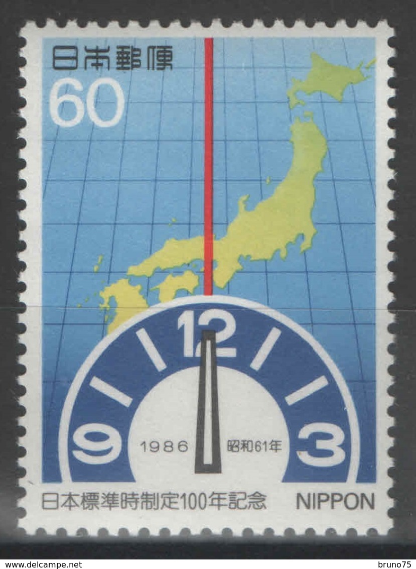 Japon - YT 1585 ** - 1986 - Temps - Neufs