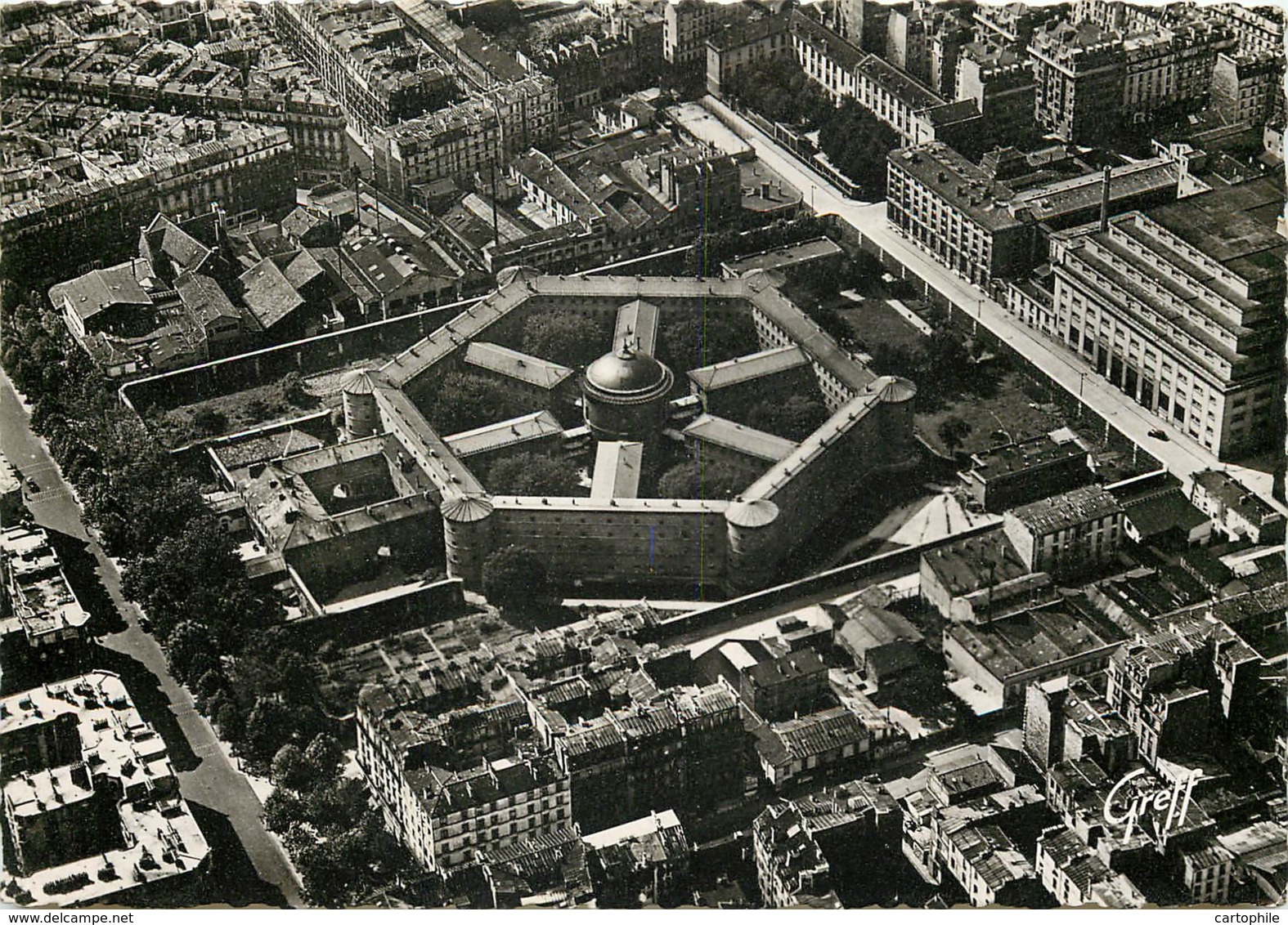 75 - PARIS - Vue Aerienne Sur La Prison De La Petite Roquette - Multi-vues, Vues Panoramiques