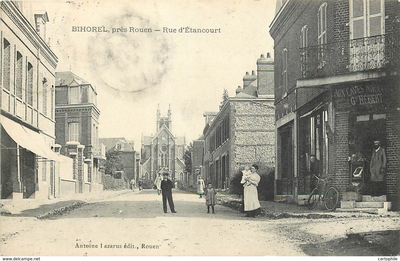 76 - BIHOREL - Rue D'Etancourt En 1908 - Bihorel