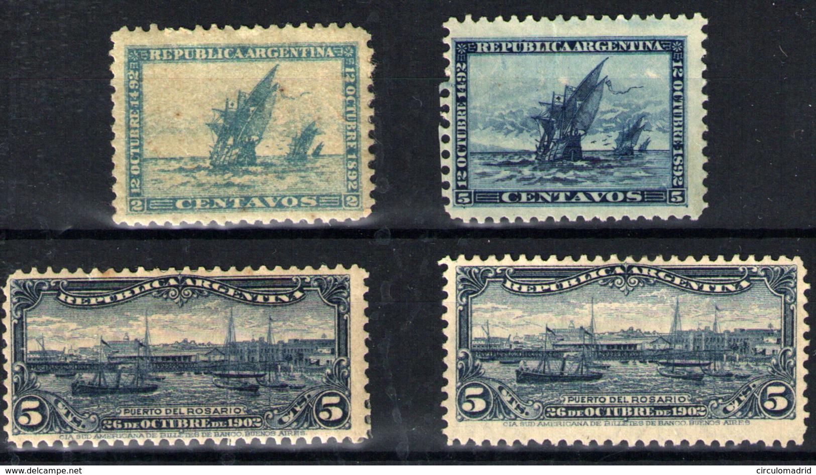Argentina Nº 92/3, 131. Año 189/1902 - Unused Stamps