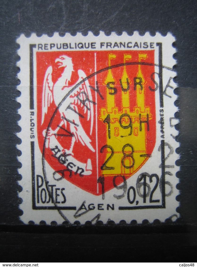 FRANCE    N° 1353A - OBLITERATION RONDE - Used Stamps