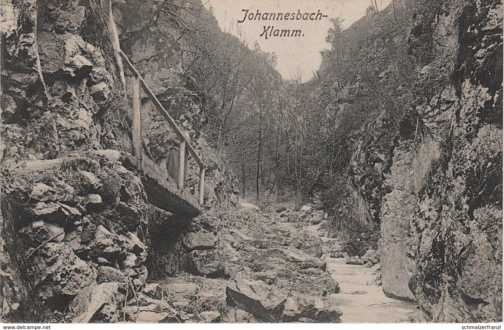 AK Johannesbach Klamm Johannesbachklamm Klettersteig Würflach Willendorf Höflein Grünbach Schneeberg NÖ Niederösterreich - Schneeberggebiet