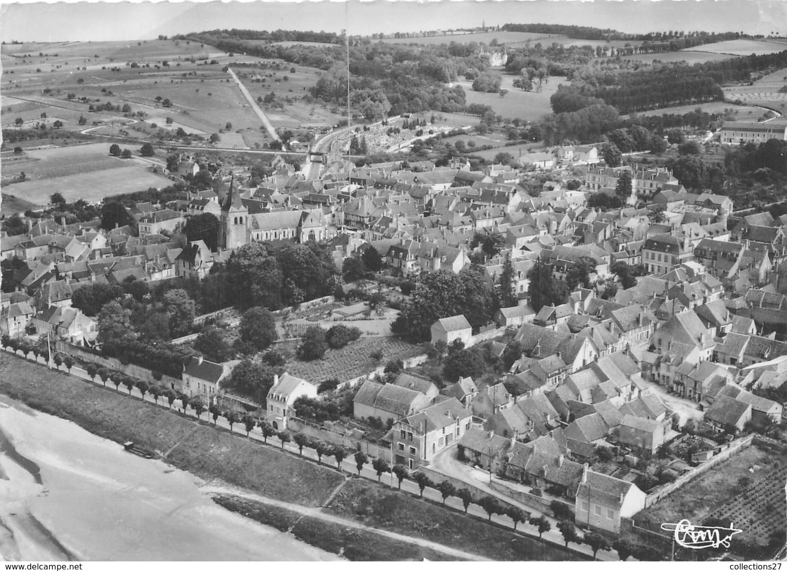 58-POUILLY-SUR-LOIRE- VUE AERIENNE - Pouilly Sur Loire