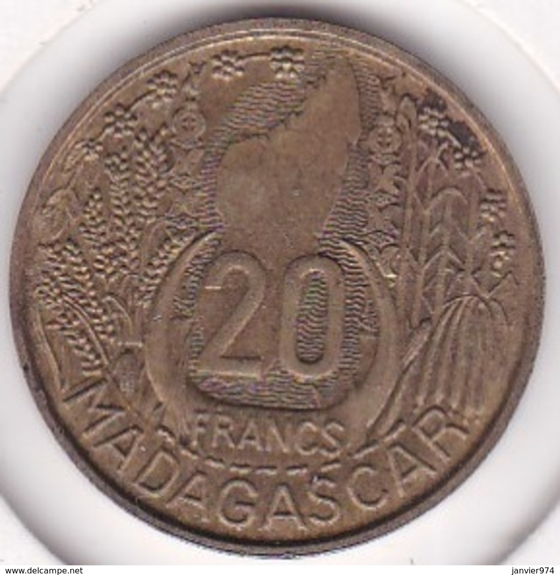 MADAGASCAR /REPUBLIQUE FRANCAISE. 20 FRANCS 1953.  SUP / XF - Madagascar