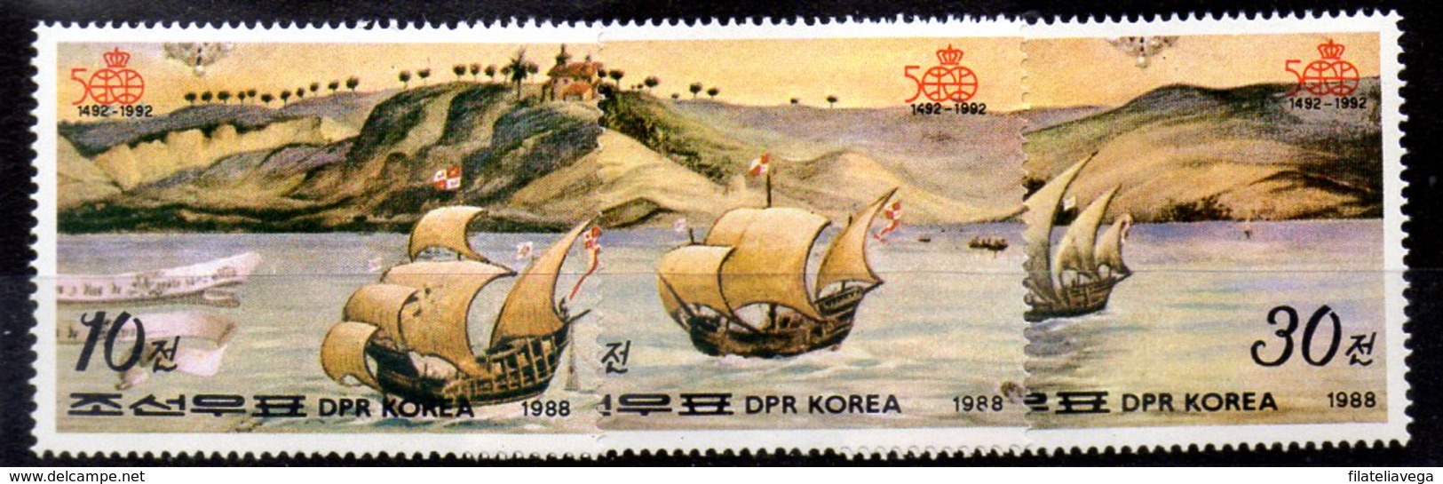 Serie De Corea De Norte N ºMichel 2902/04** BARCOS (SHIPS) - Corea Del Norte