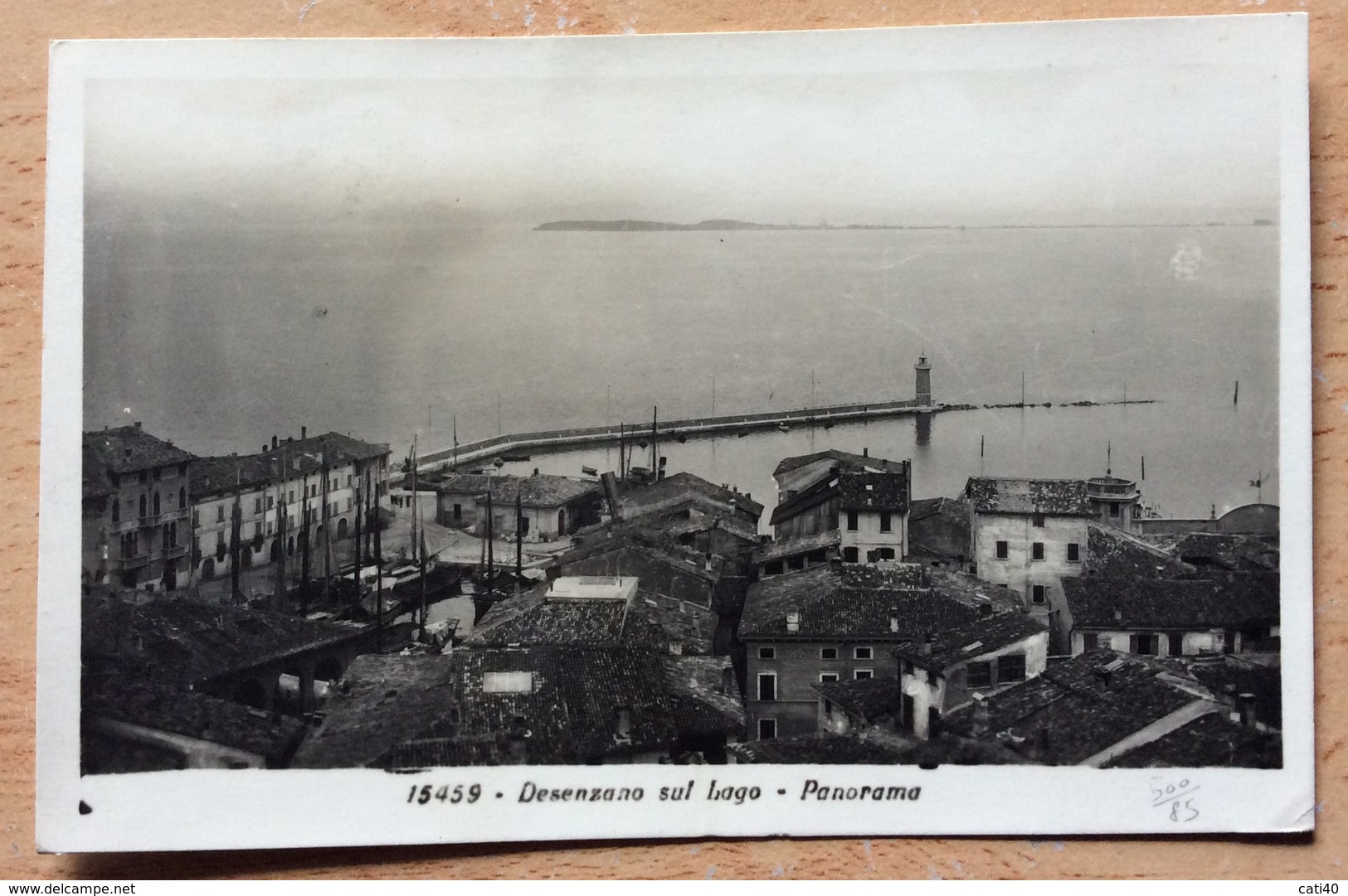 MESSAGGERE  MILANO - VENEZIA  * 13/4/37 - XV   SU CARTOLINA DESENZANO SUL LAGO PANORAMA   Foto N. 15439 - Storia Postale