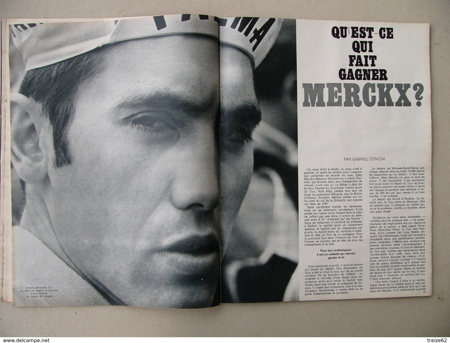 Paris Match N° 1054 19 Juillet 1969 Conquérants De La Lune Apollo XI Lauzet SM Le Redoutable Merckx Maire à Peuplingues - General Issues