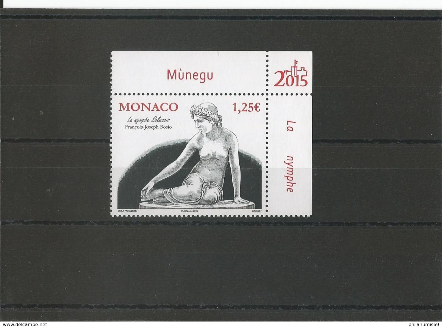 MONACO 2015 - YT 2973 NEUF SANS CHARNIERE ** (MNH) GOMME D'ORIGINE LUXE - Neufs