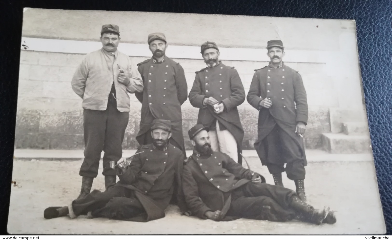 REGIMENT 37 - PROBABLEMENT AVANT LA GUERRE 14-18 - CPA CARTE PHOTO VIERGE PAS PLUS DE PRECISION - Régiments