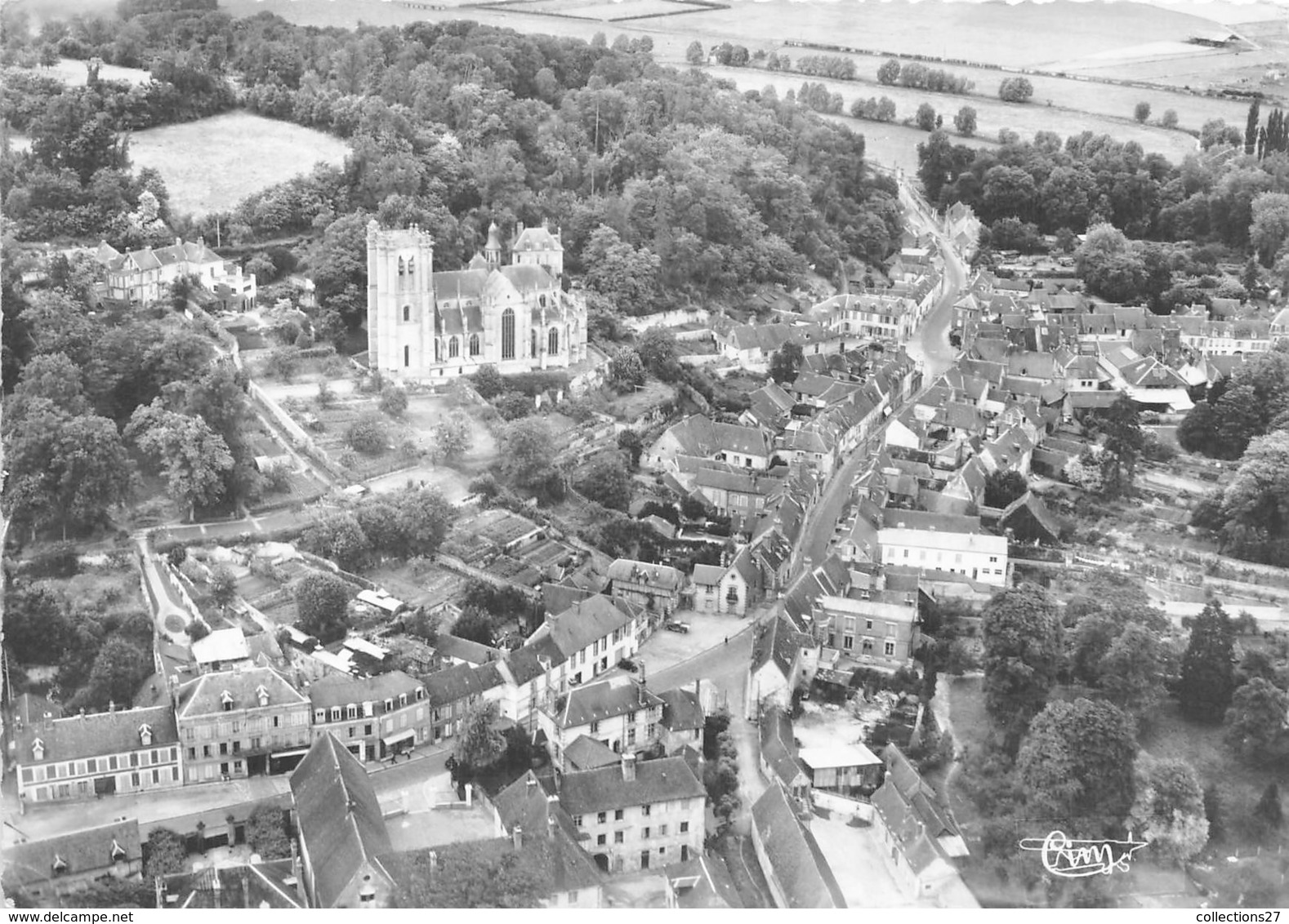 60-CHAUMONT-EN-VEXIN- VUE AERIENNE - Chaumont En Vexin