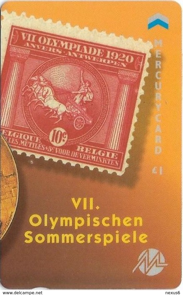 UK (Mercury) - Olympics - Antwerpen 1920 (Puzzle 2/2) - 49MERTWOA - MEO025 - 1.044ex, Used - [ 4] Mercury Communications & Paytelco