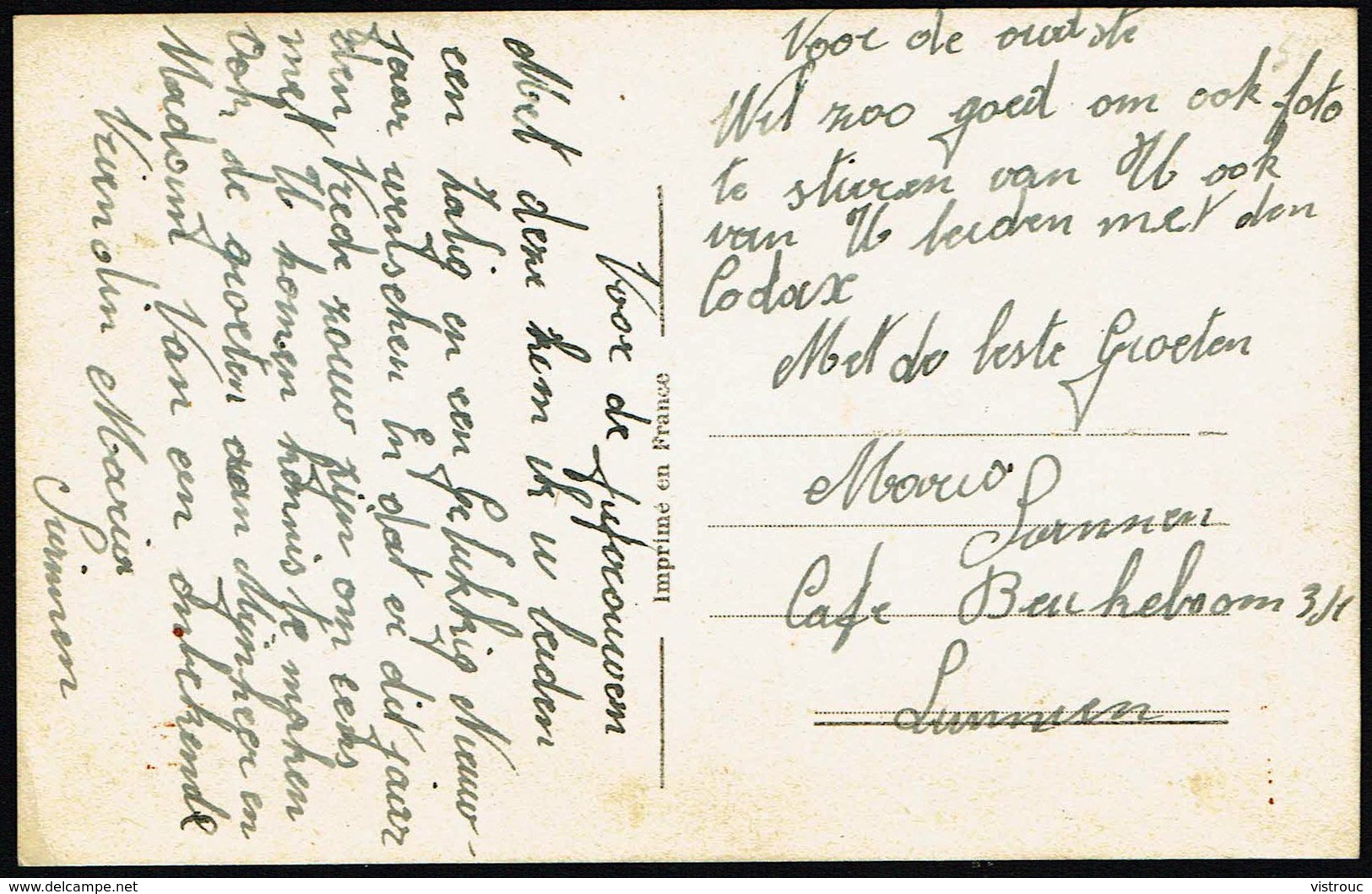 FEMME - CP - Jeune Femme Recevant Une Lettre - Circulé Ss Enveloppe - Circulated U. Cover - Gelaufen U. Umschlag. - Femmes