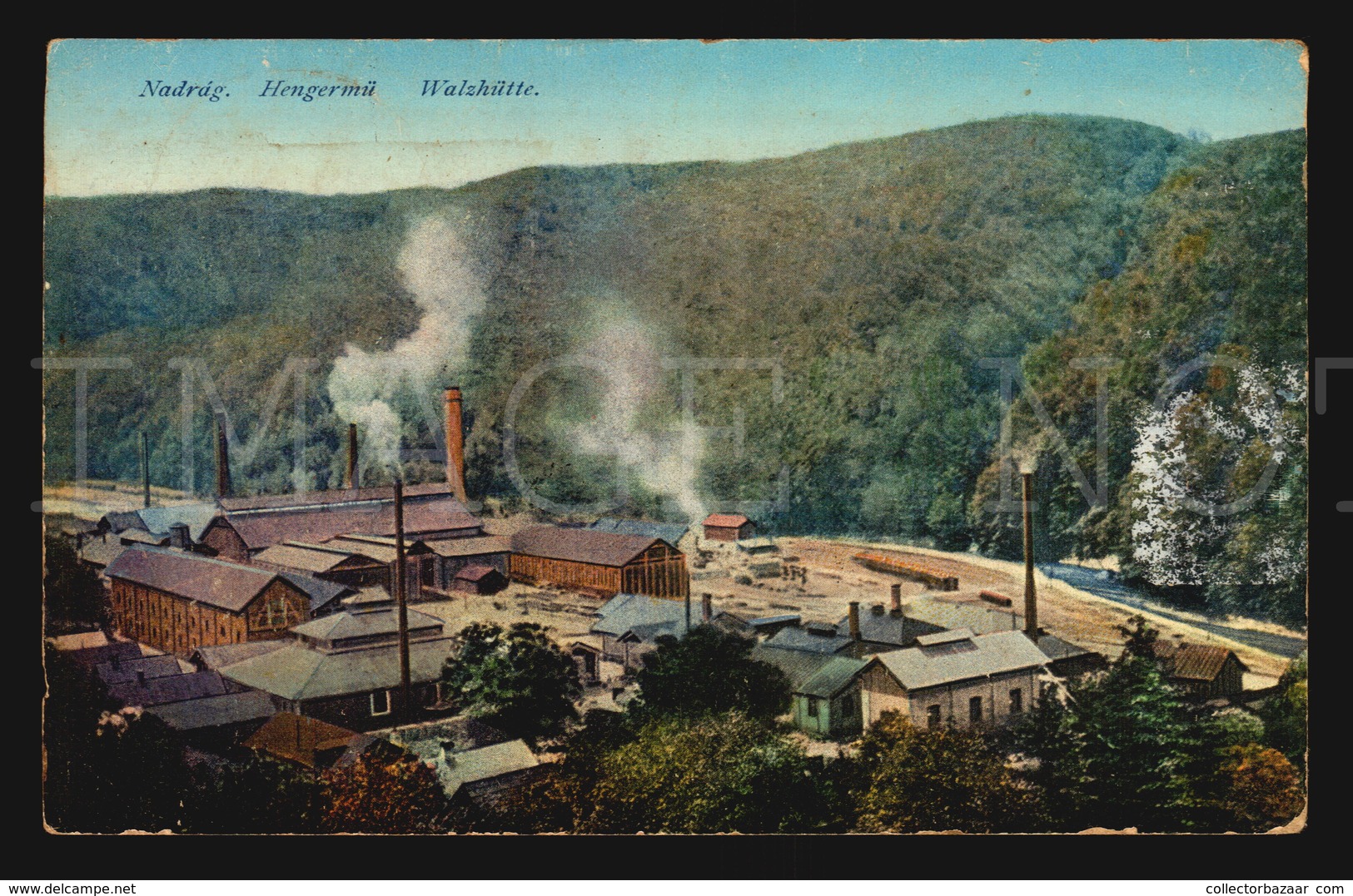 Usine De Fier Din Nadrag Hengermü Walzhütte AK Ca1900 POSTCARD (W5_308) - Rumänien