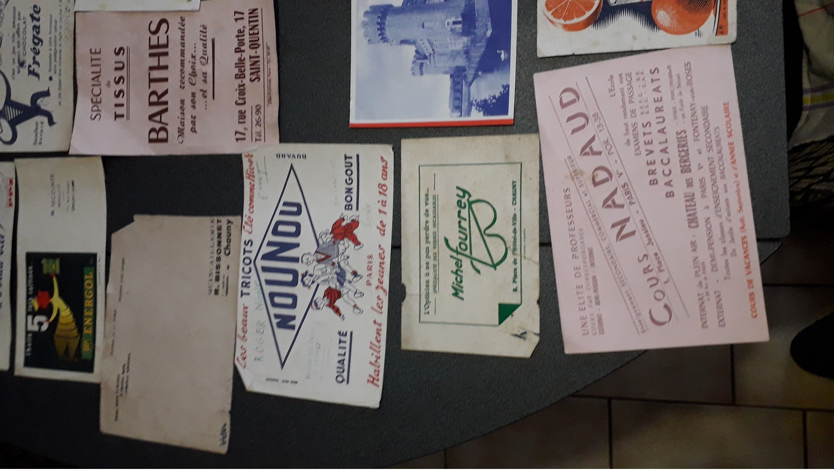 Lot 001 De 20 Buvards Publicitaires - Lots & Serien