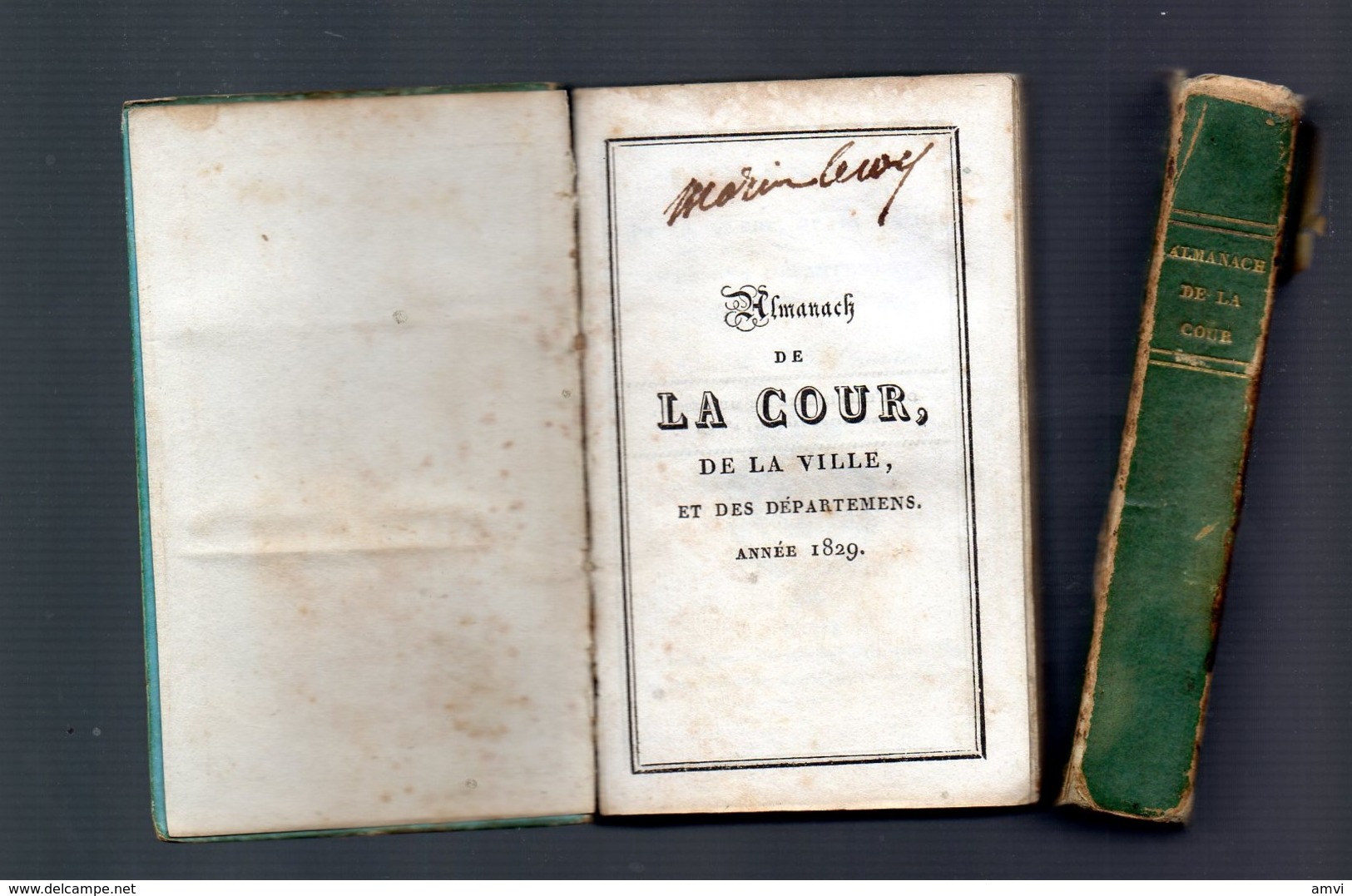 Sam - Almanach De La Cour, De La Ville Et Des Départements", Année 1829, Paris, Louis JANET - Rare - 1801-1900