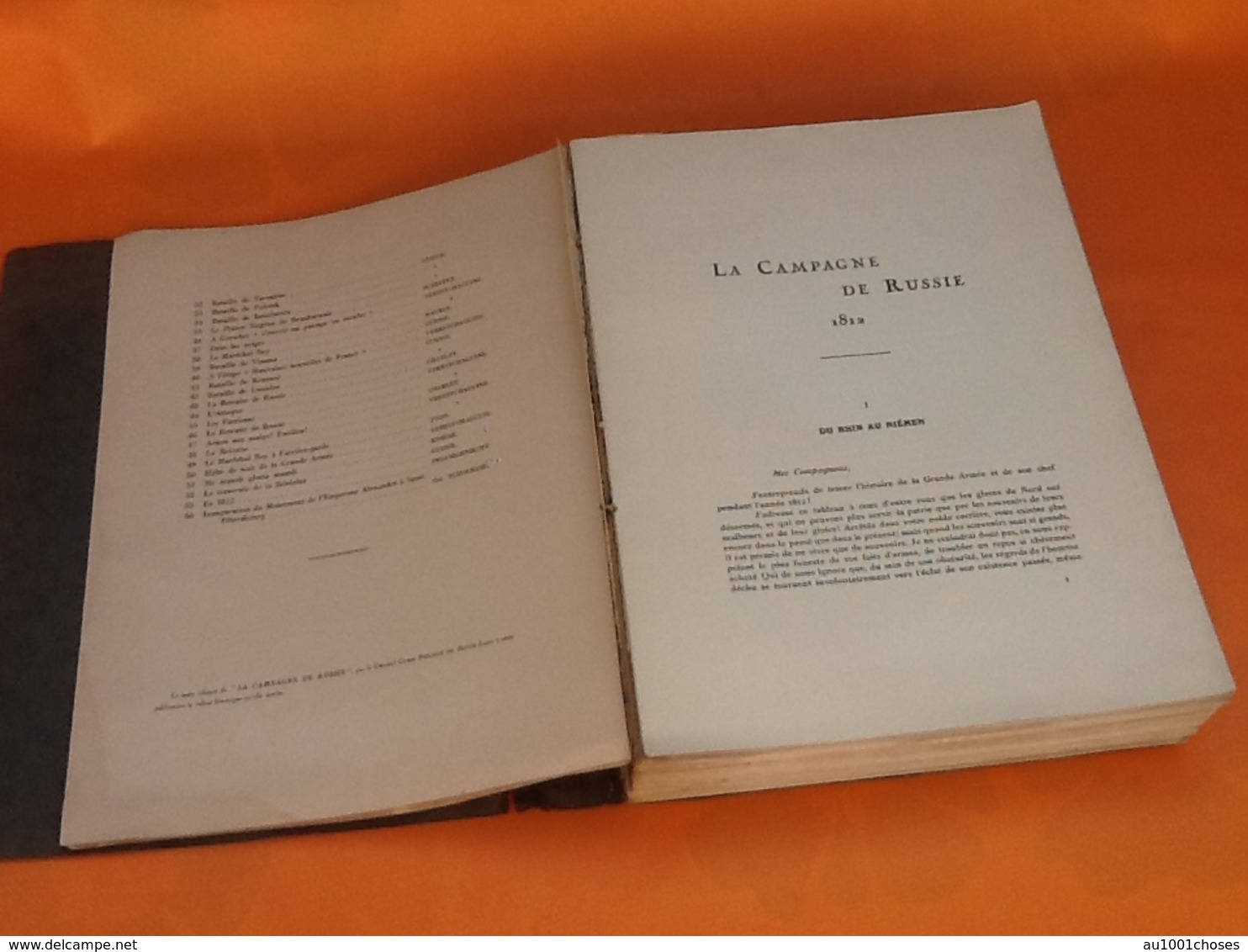 Napoléon Texte tiré de la campagne de1812 par le Général Comte de Ségur de l' Académie Française