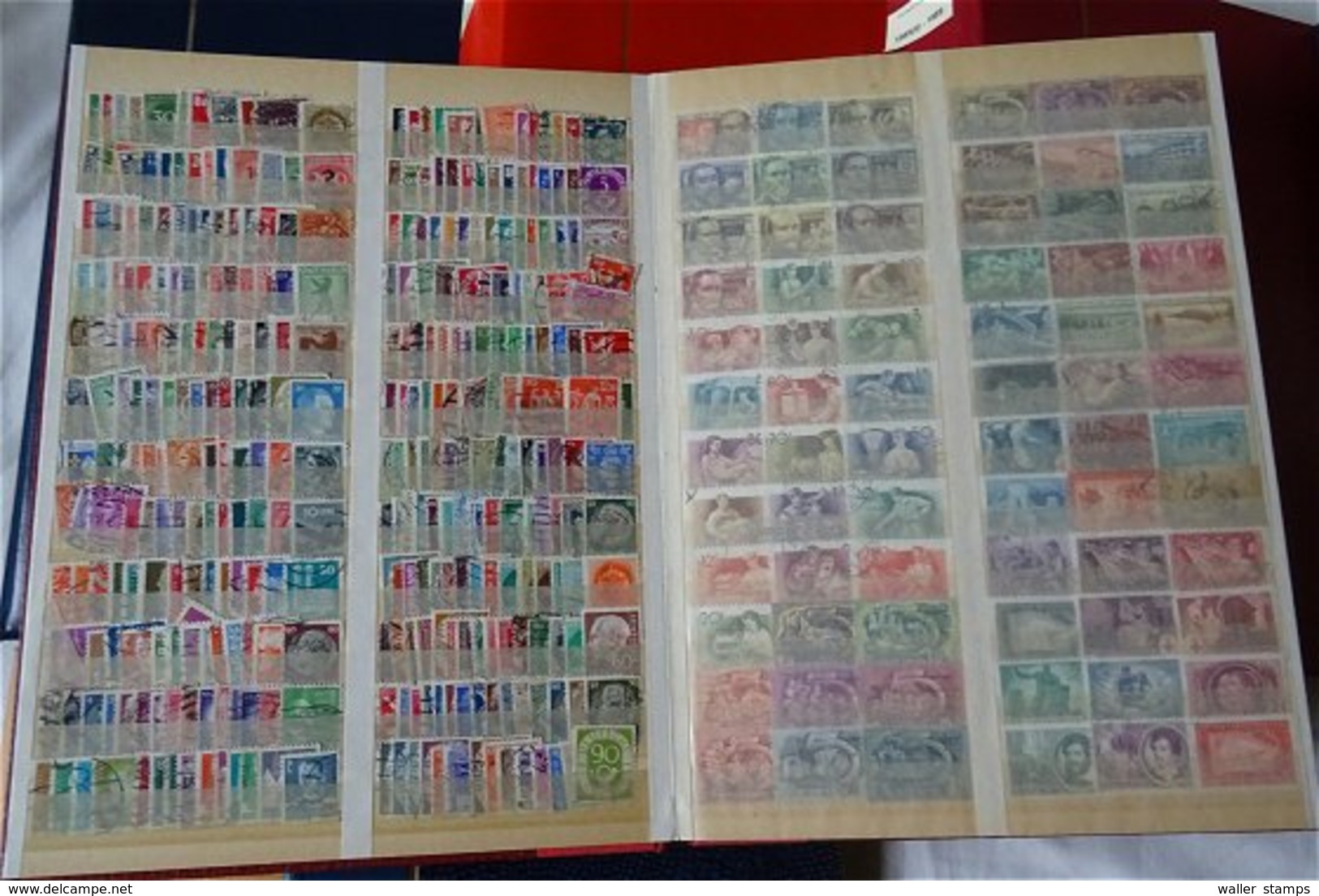 Lot With World Stamps In 10 Albums