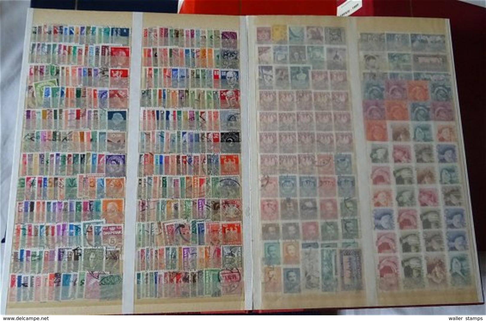 Lot With World Stamps In 10 Albums