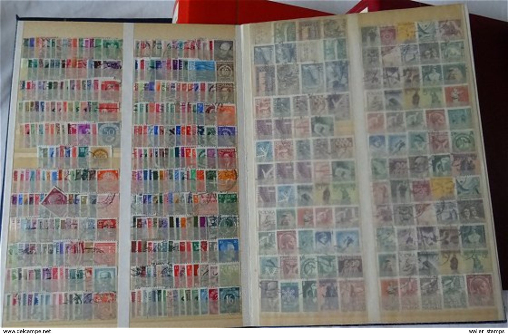 Lot With World Stamps In 10 Albums