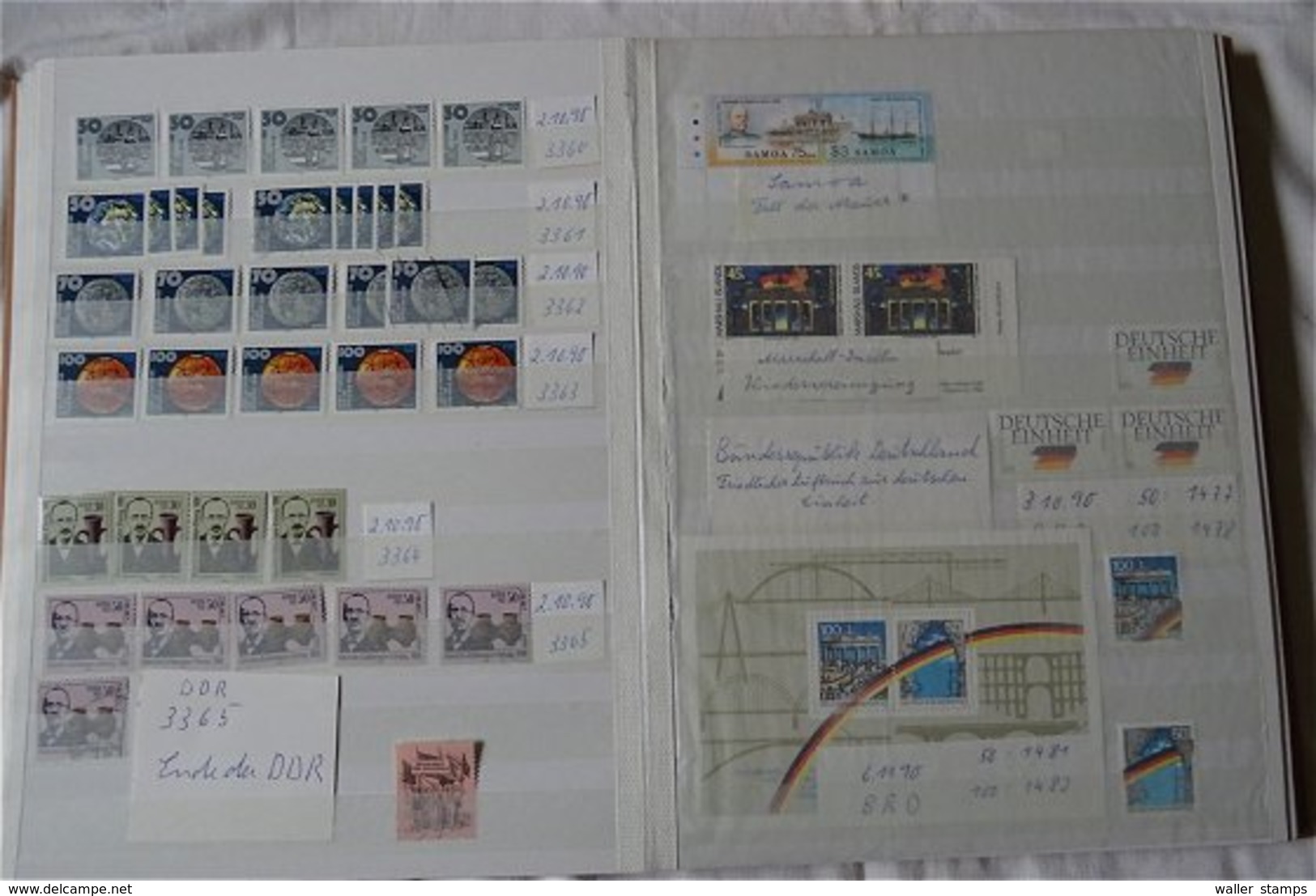 Lot With World Stamps In 10 Albums
