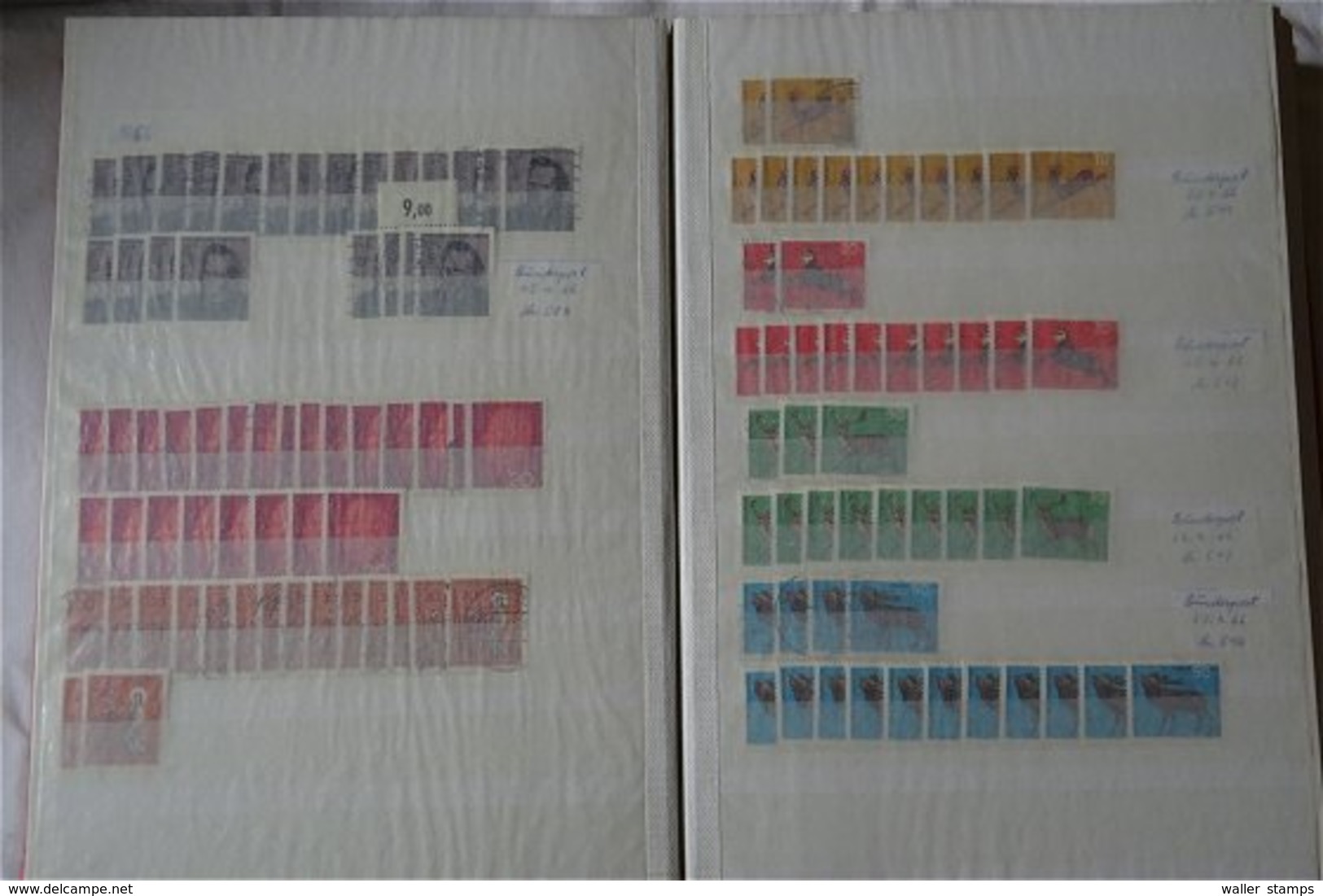 Lot With World Stamps In 10 Albums