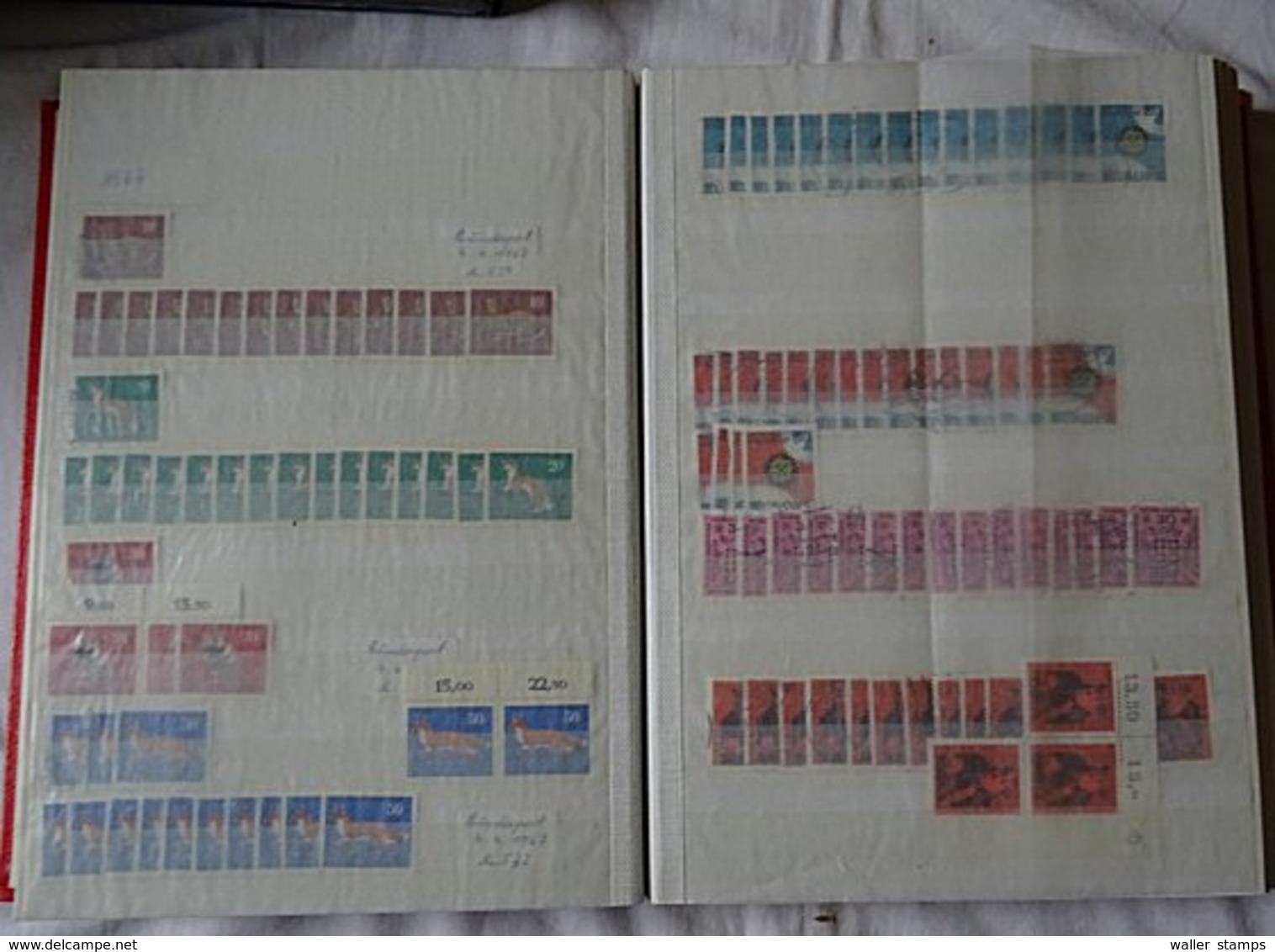 Lot With World Stamps In 10 Albums