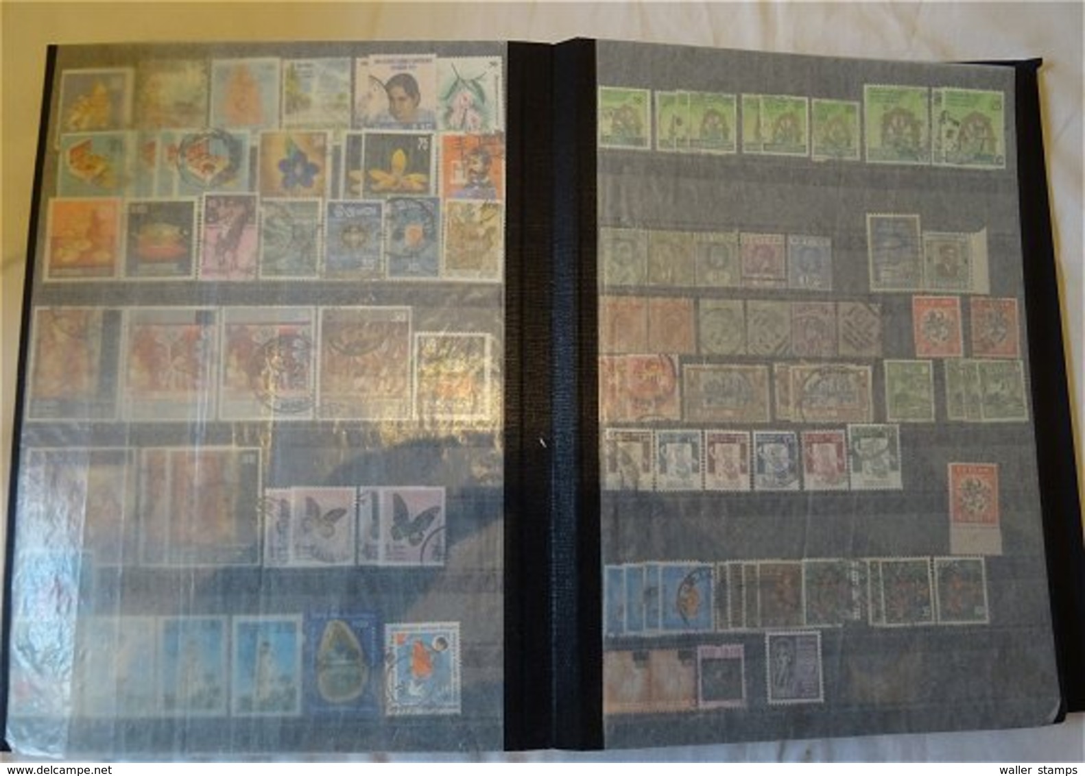 Lot With World Stamps In 10 Albums