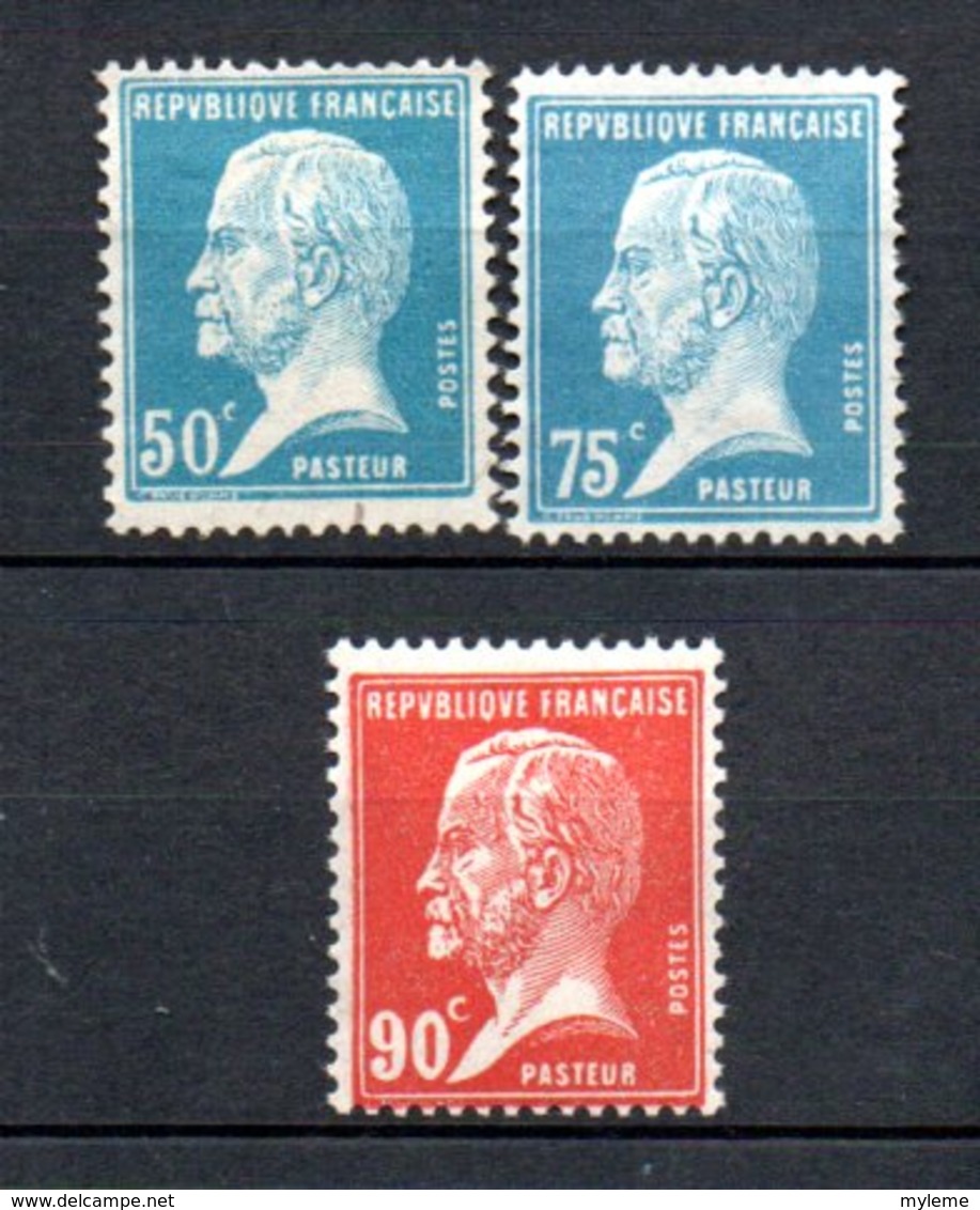 France Beau N° 176 à 178  **  A Saisir !!! - 1922-26 Pasteur