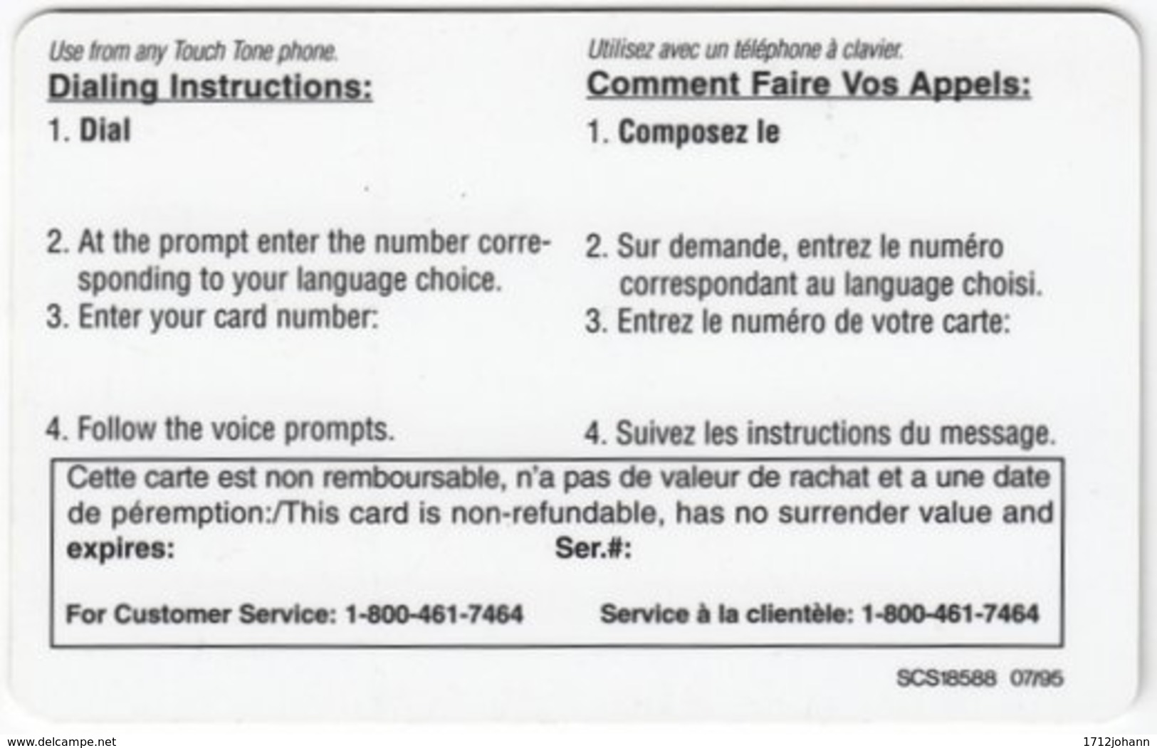 CANADA A-423 Prepaid - Used - Canada