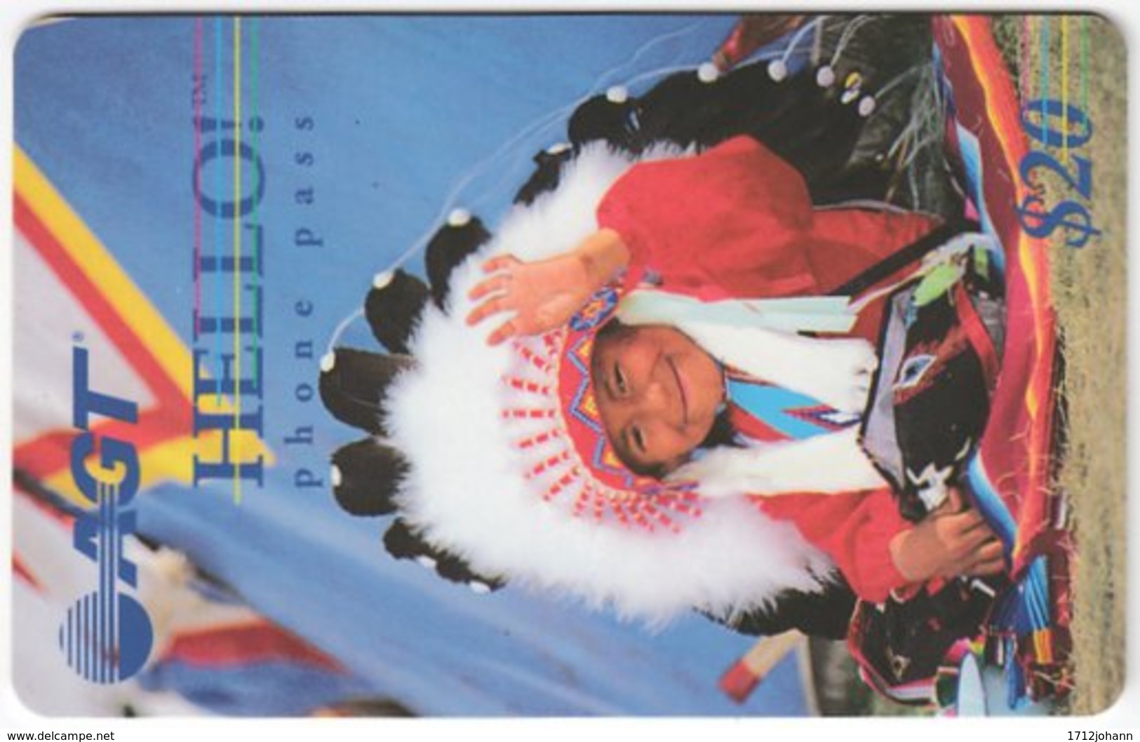 CANADA A-443 Prepaid AGT - Culture, Native People - Used - Canada