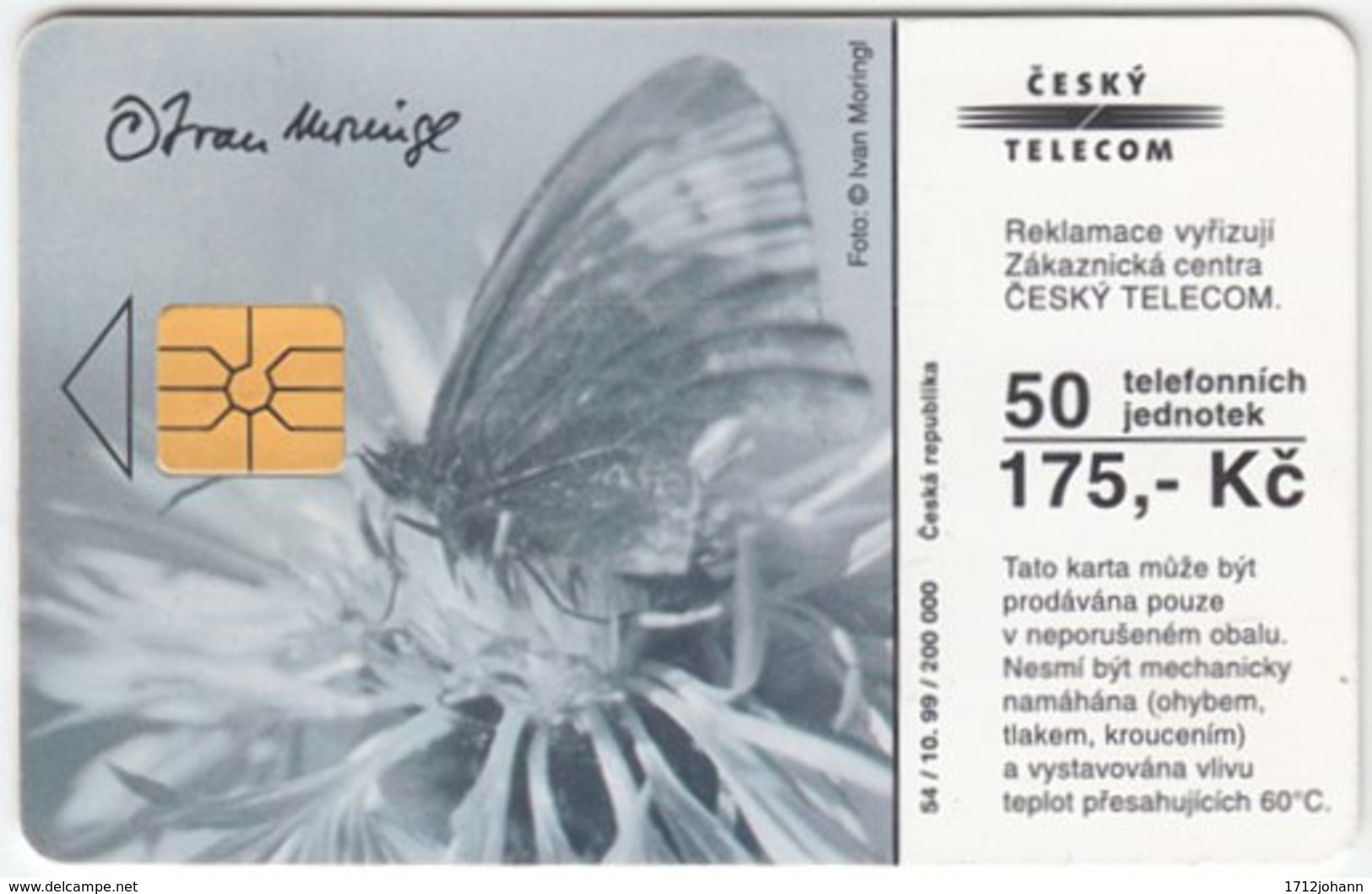 CZECH REP. C-555 Chip CeskyTelecom - Plant, Tree - Used - Tchéquie