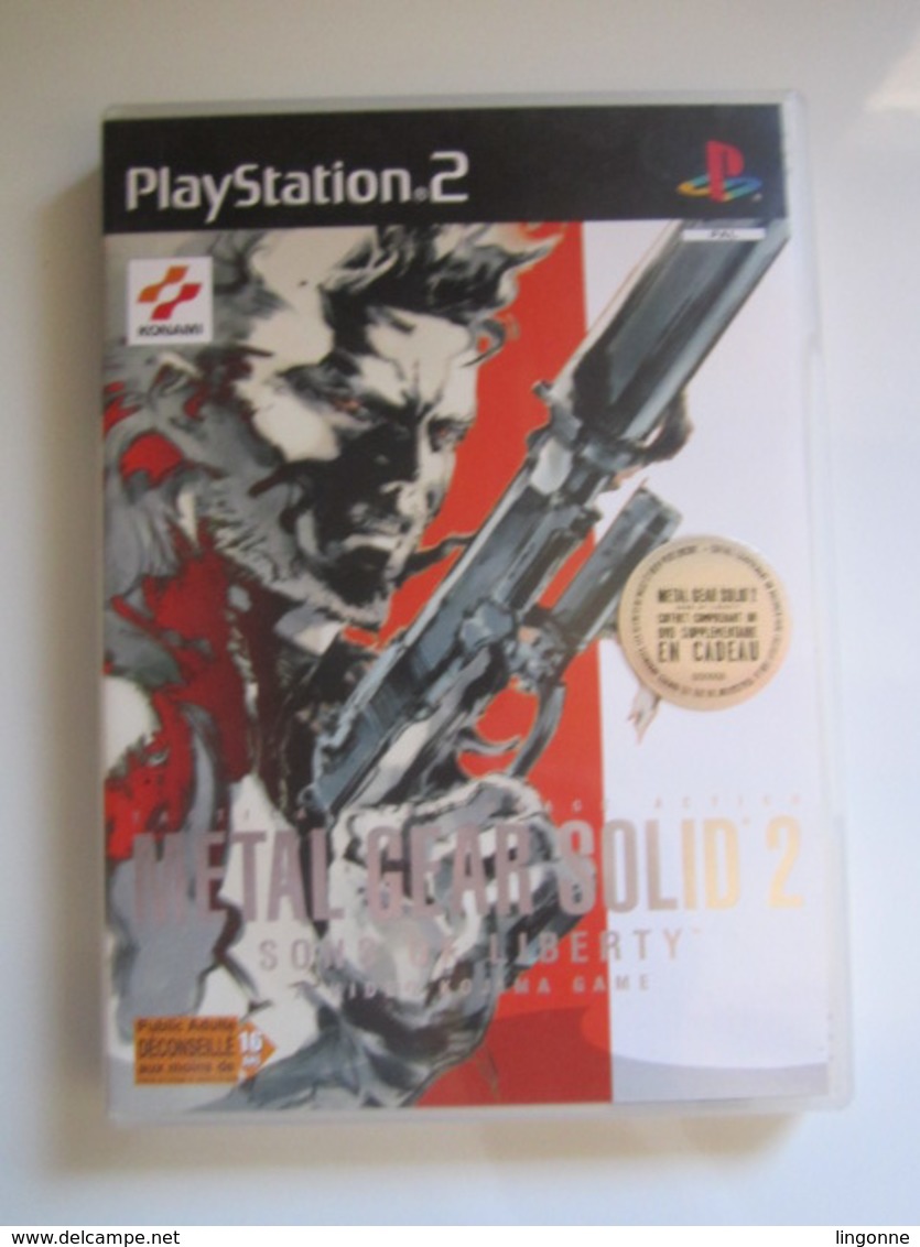 Jeu: PS2 METAL GEAR SOLID 2 - Autres & Non Classés