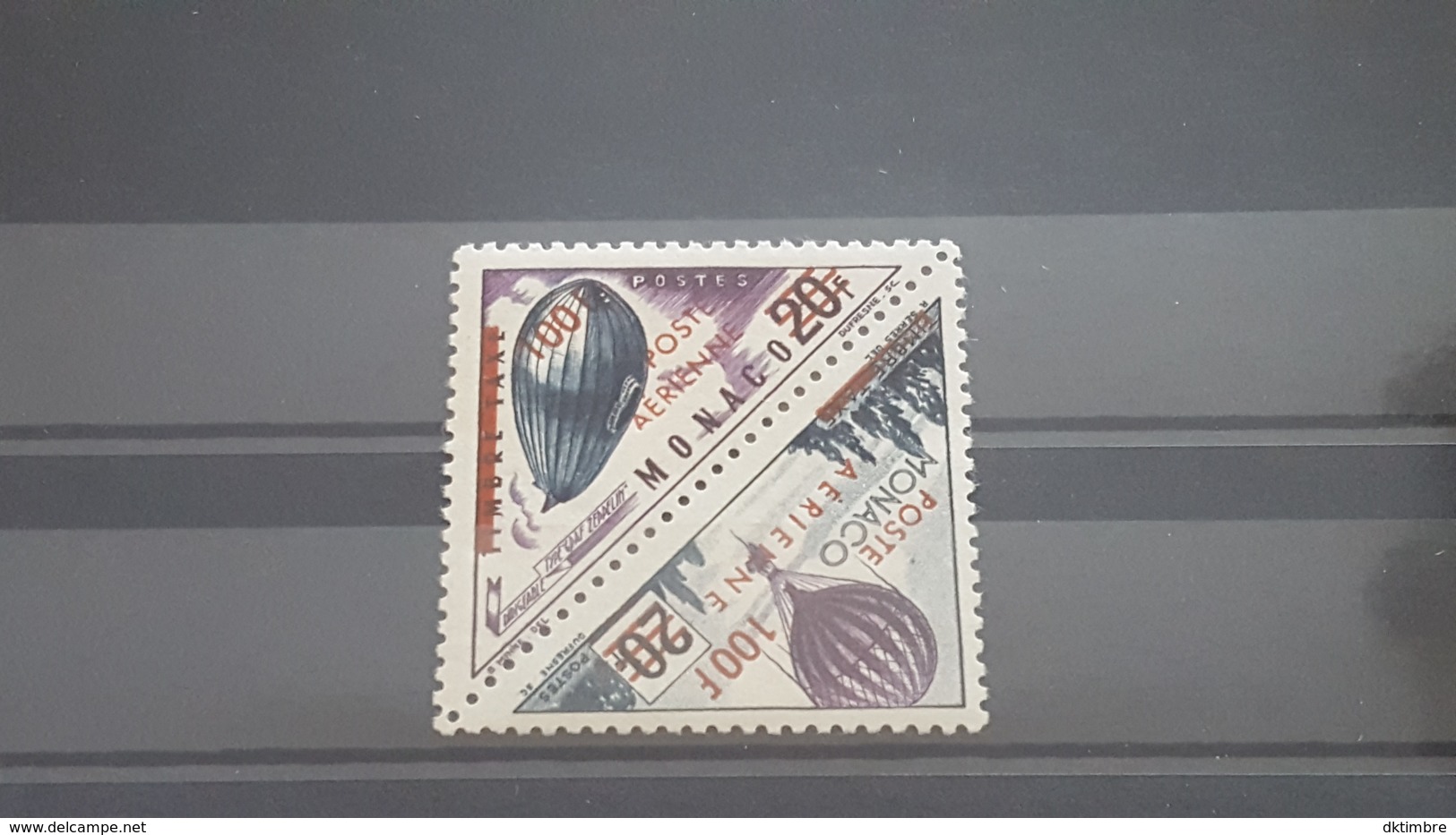 LOT 462304 TIMBRE DE MONACO NEUF** LUXE N°61/62 - Poste Aérienne