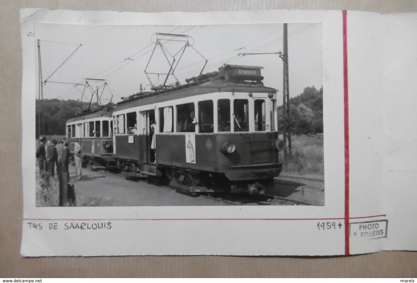 Transports Chemins De Fer Train TWS De SAARLOUIS - Trains