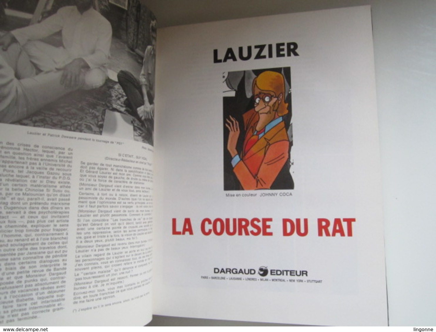 Lauzier (Intégrale) N°2. La Course Du Rat - La Tête Dans Les Sac - Lili Fatale - L'île Grande - Lauzier