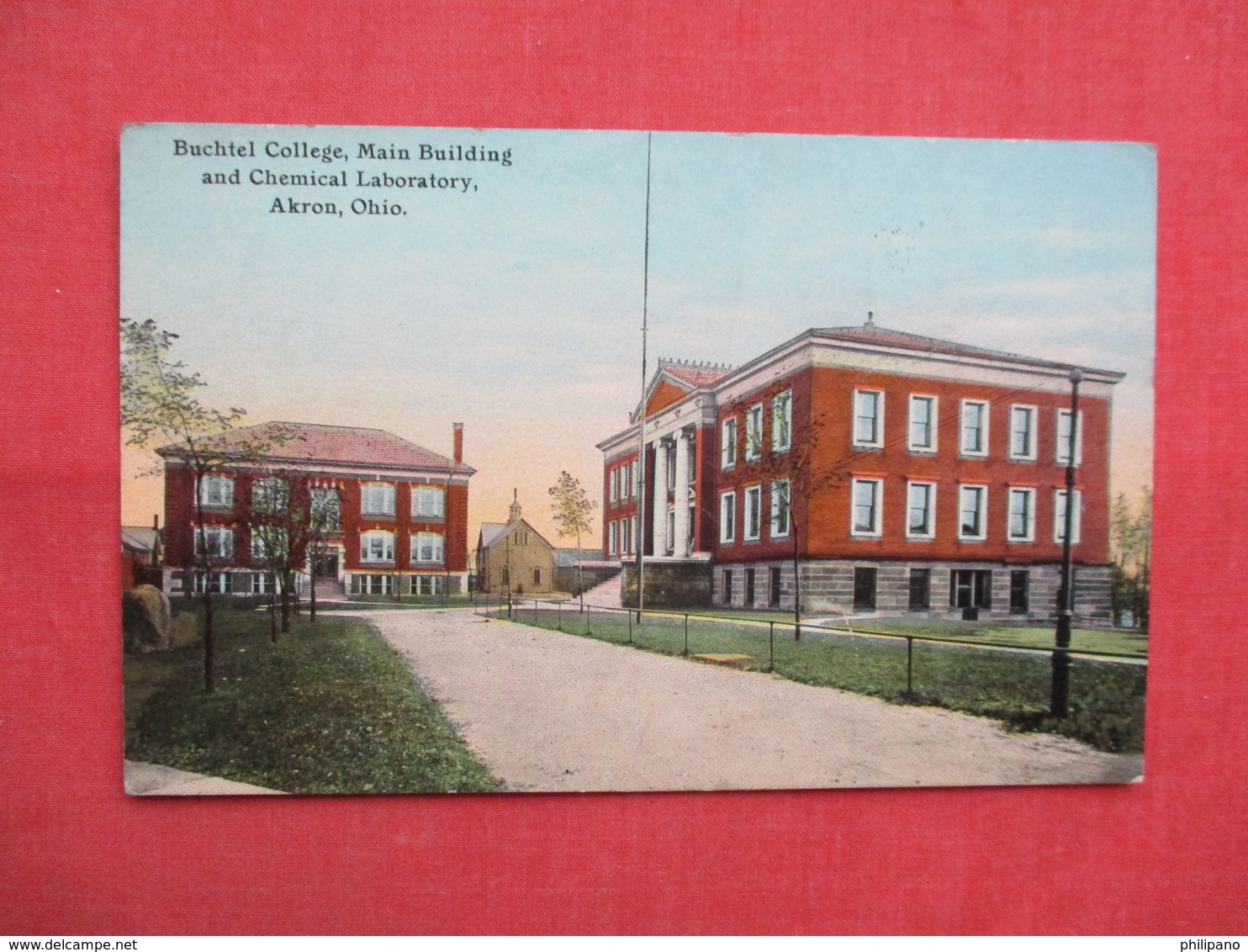 - Buchtel College Main Building Chemical Laboratory   Ohio > Akron Ref  3472 - Akron