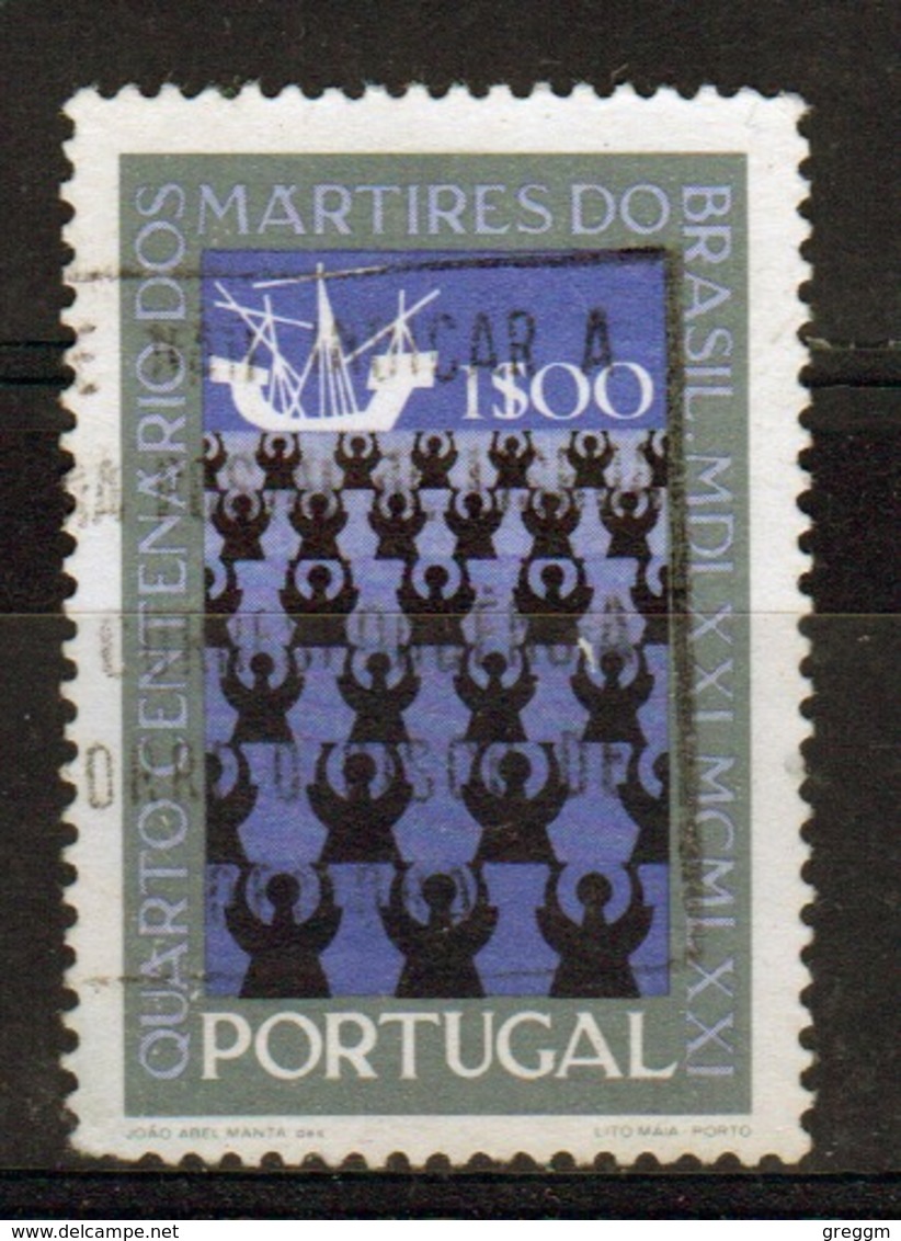 Portugal 1971 Single 1e Stamp Celebrating 400th Anniversary Of Brazil Missionaries. - Usati