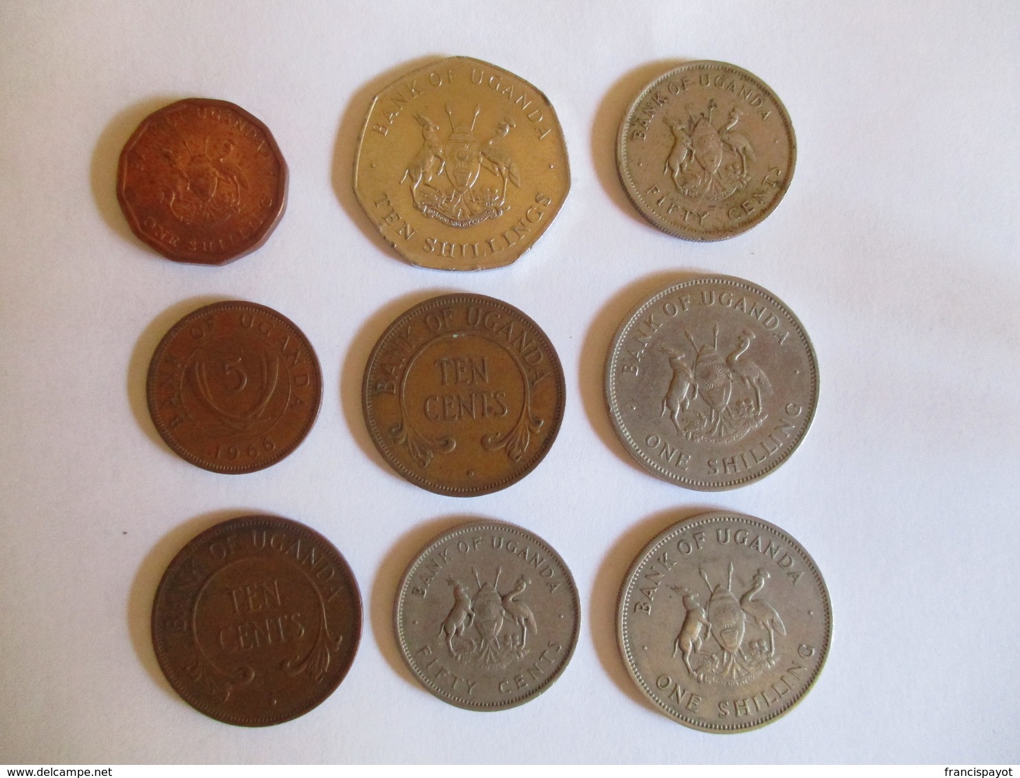 Uganda: Lot Of Coins - Oeganda