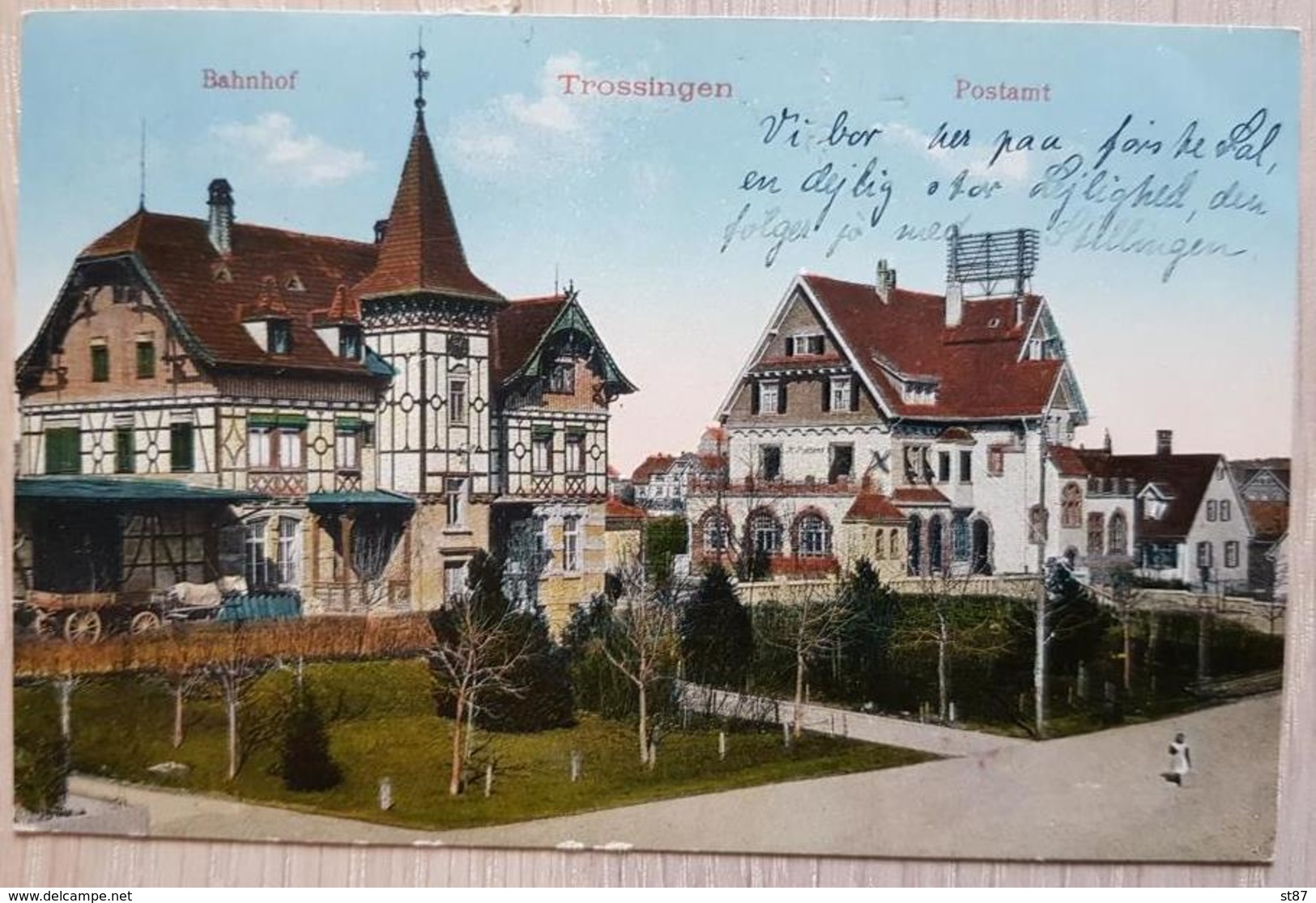 Trossingen Bahnhof Postamt 1926 - Altri & Non Classificati