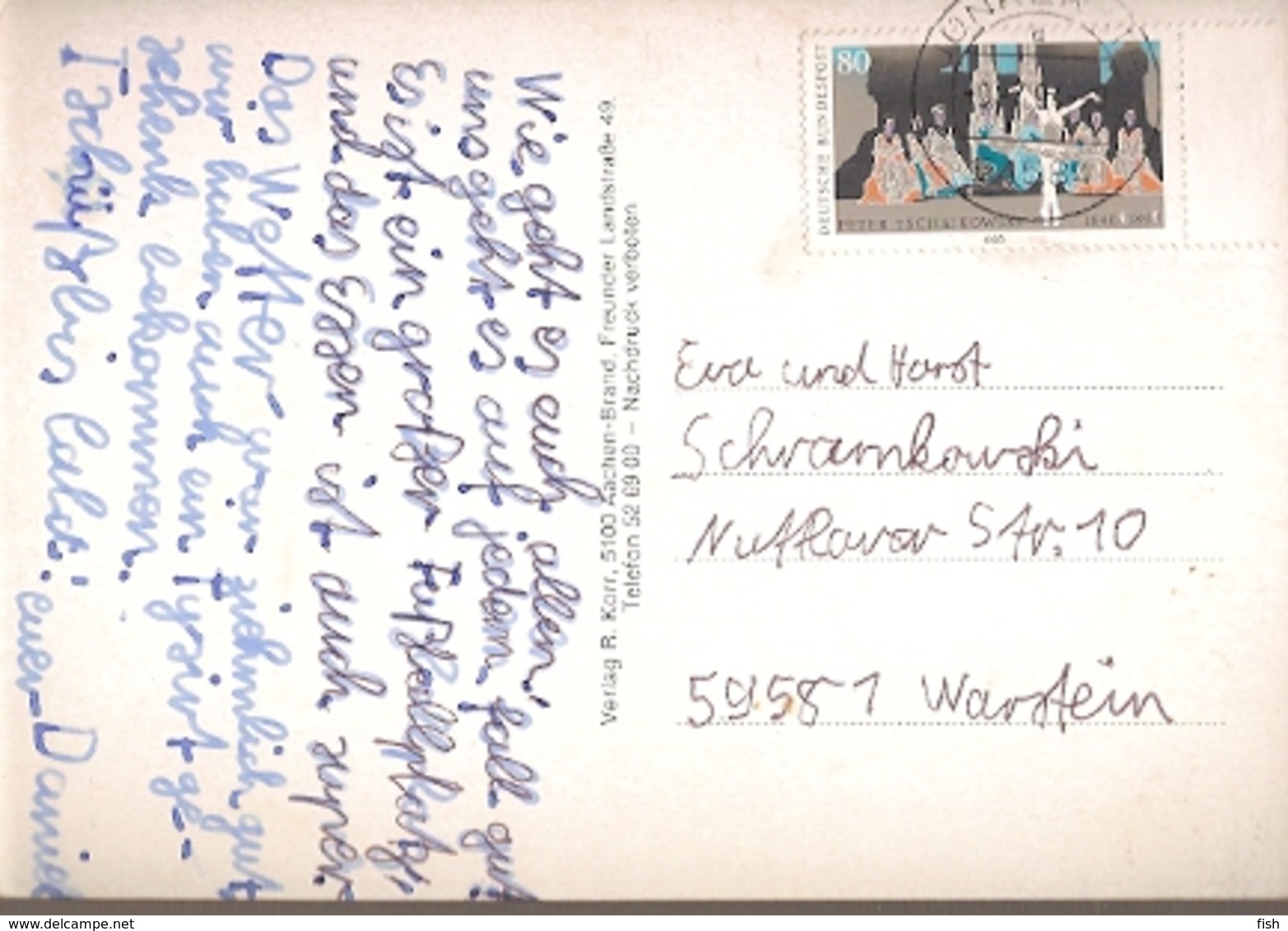 Germany & Circulated, Greetings From Jünkerath Feriendorfer, Schuller, Esch, Feusdorf, Gönnersdorf, Warstein 1994 (5575) - Greetings From...