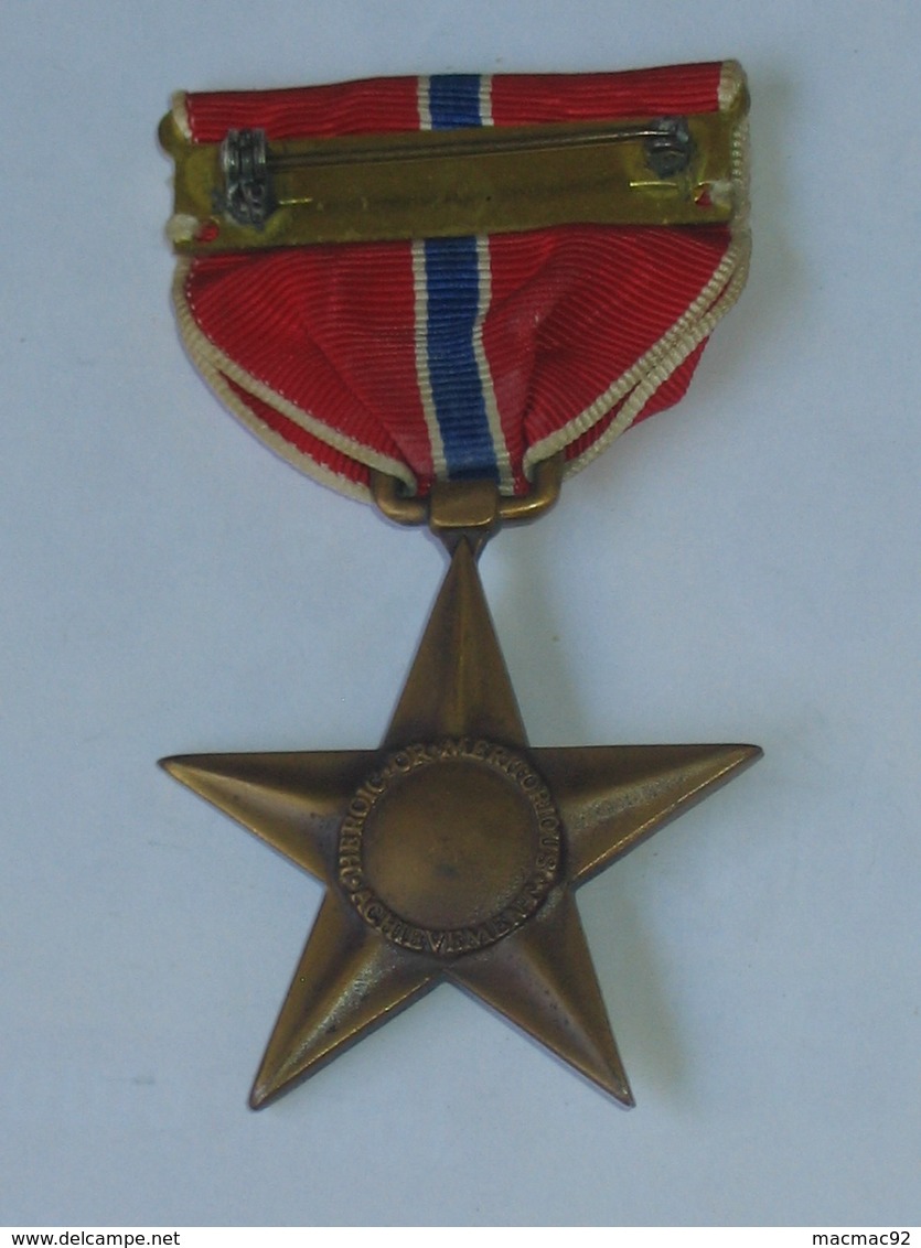 Décoration / Médaille US - La Bronze Star Medal (Médaille De L'étoile De Bronze) USA    **** EN ACHAT IMMEDIAT **** - USA