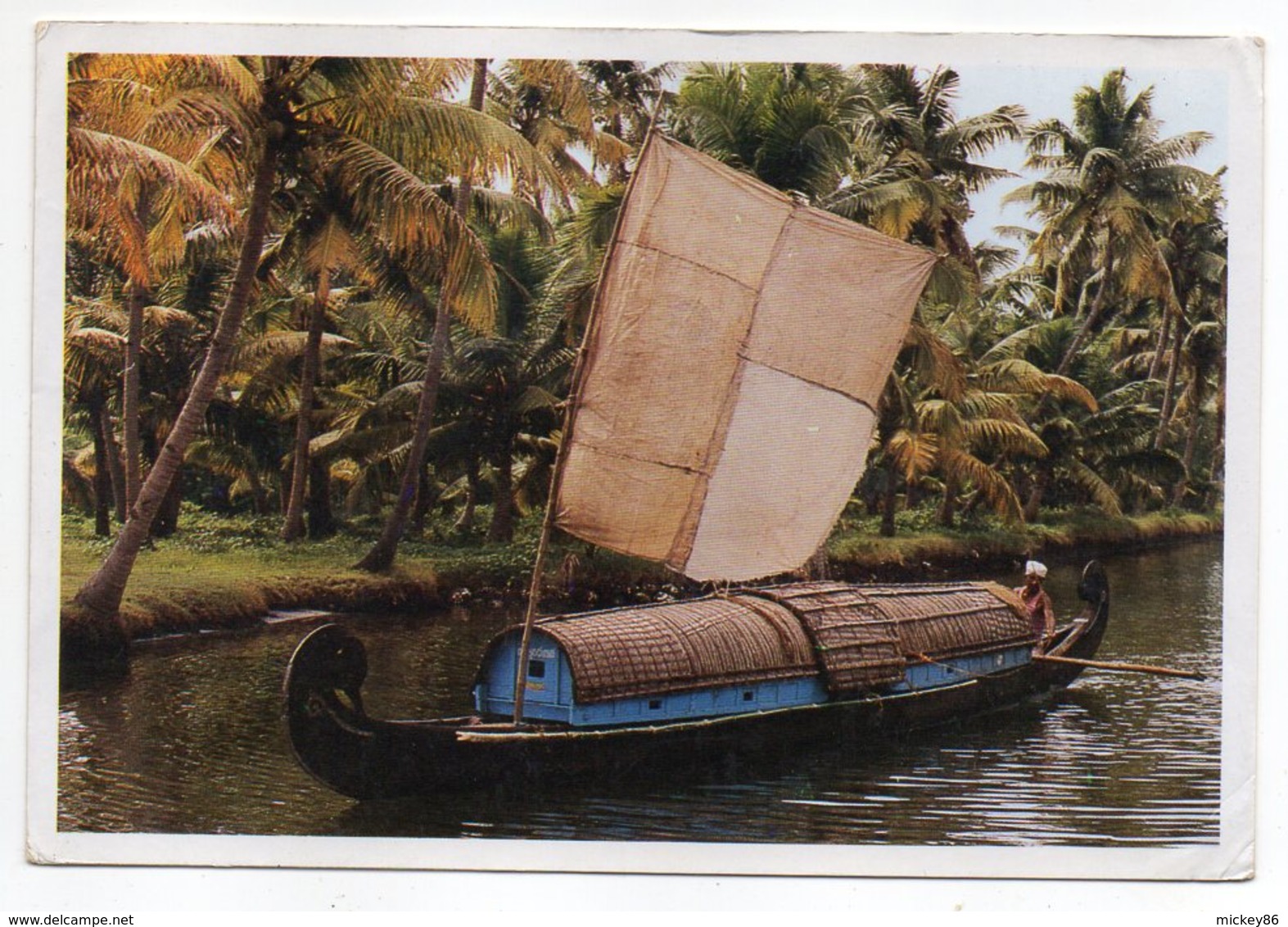 Inde --  KERALA  --- Bateau Typique (animée) - Indien