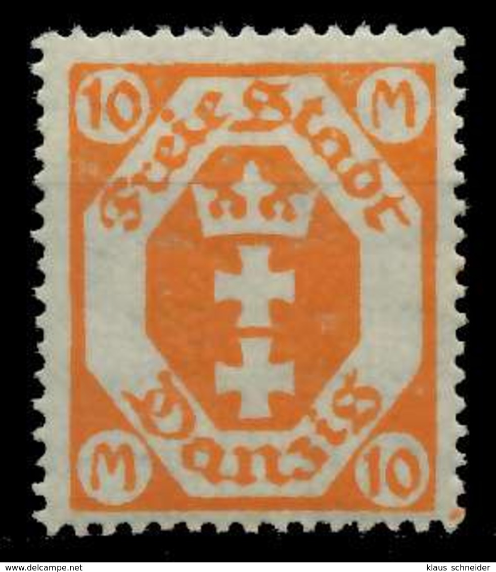 DANZIG 1923 Nr 125Y Postfrisch X898DD2 - Sonstige & Ohne Zuordnung