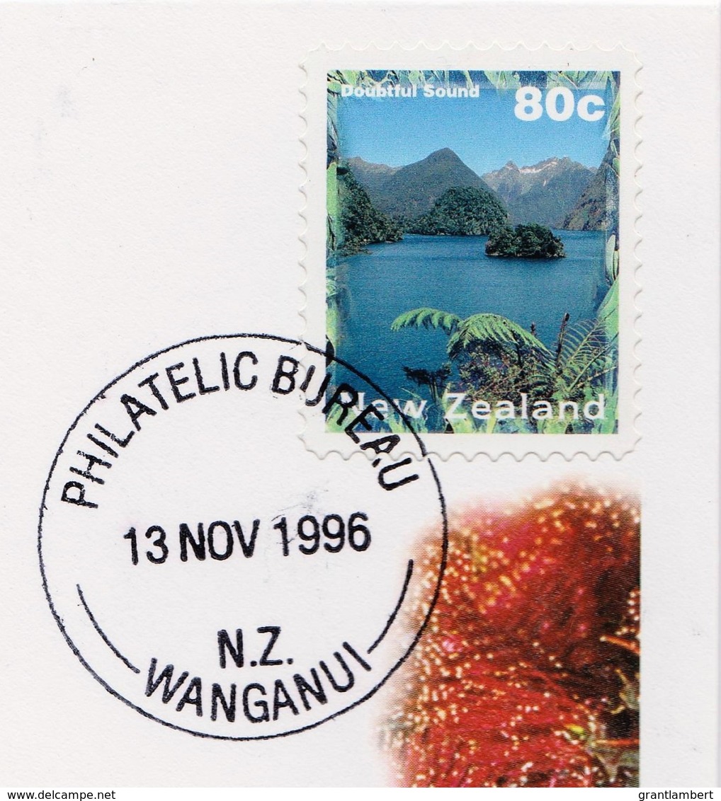 New Zealand 1996 Airpost Booklet 80c Doubtful Sound FDC - FDC