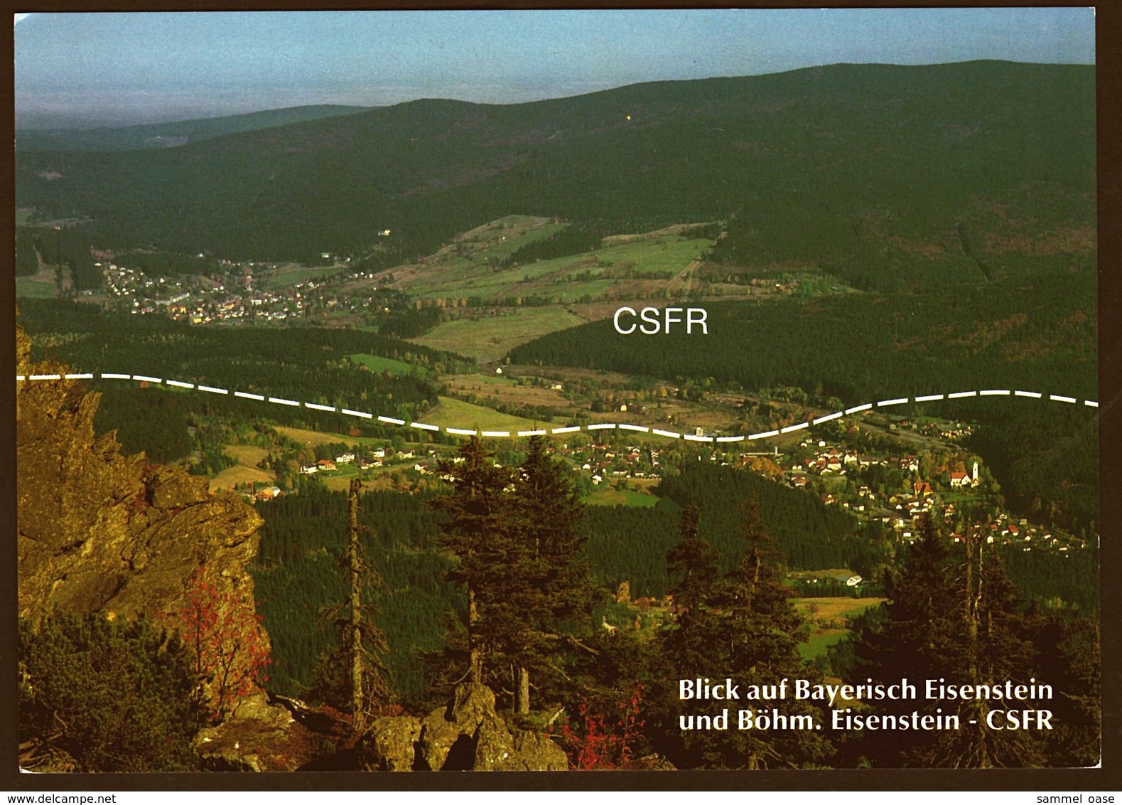 Bayr. Eisenstein Und Böhm. Eisenstein  -  Ansichtskarte Ca.1975    (11262) - Zwiesel