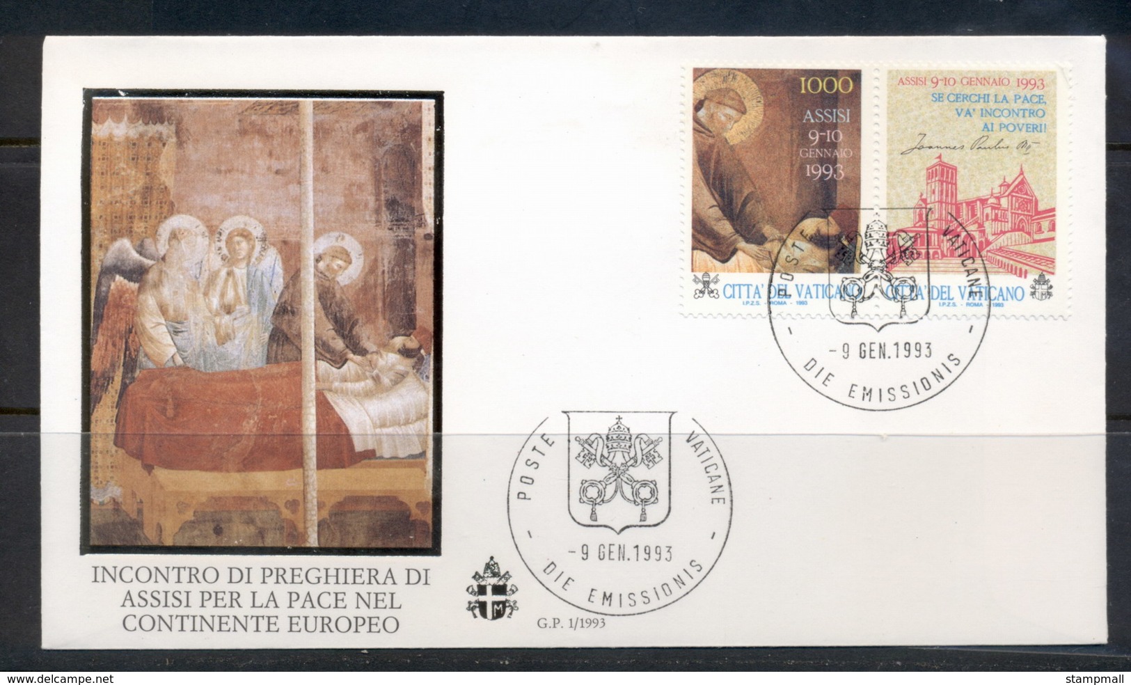 Vatican 1993 St Francis FDC - FDC