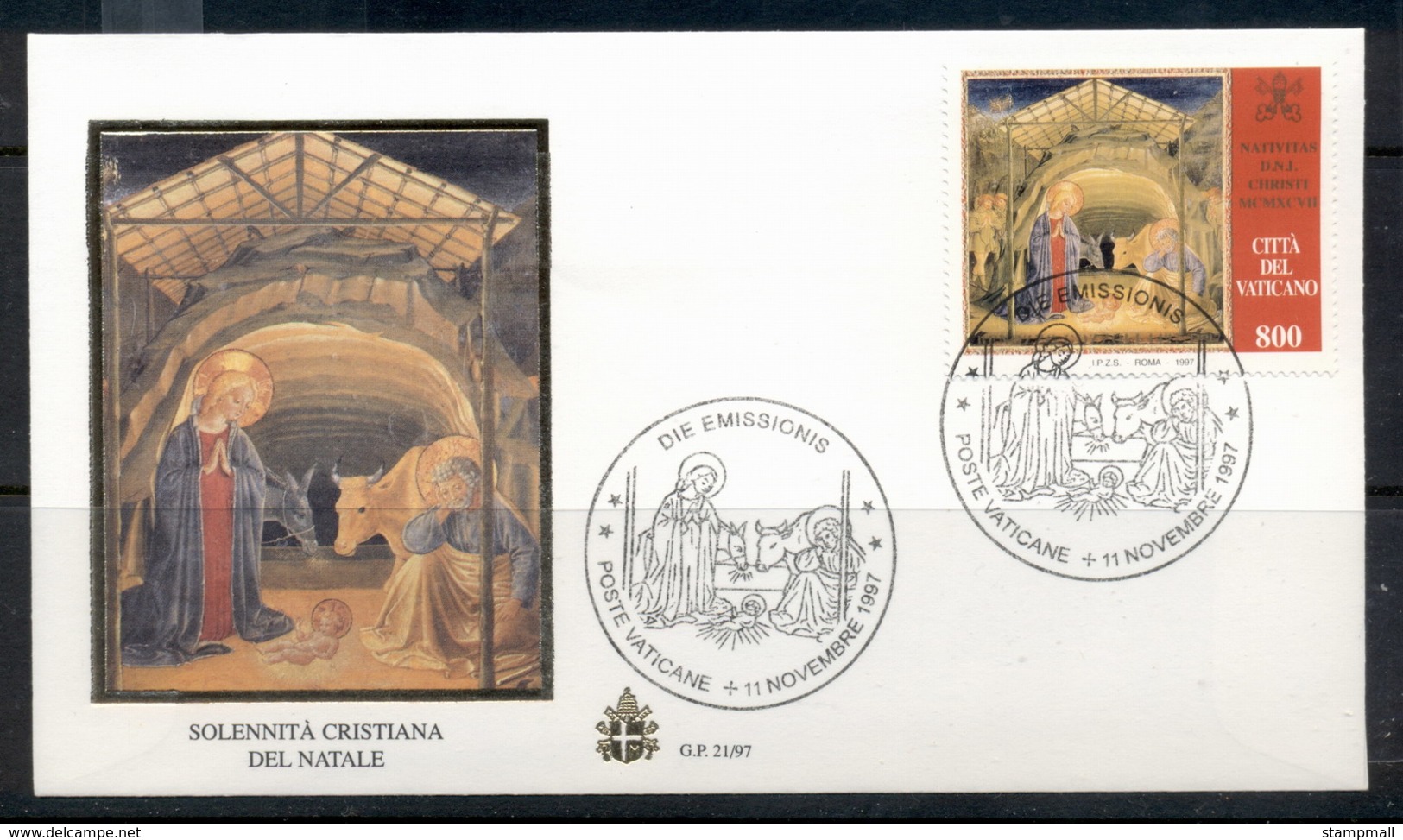 Vatican 1997 Xmas FDC - FDC