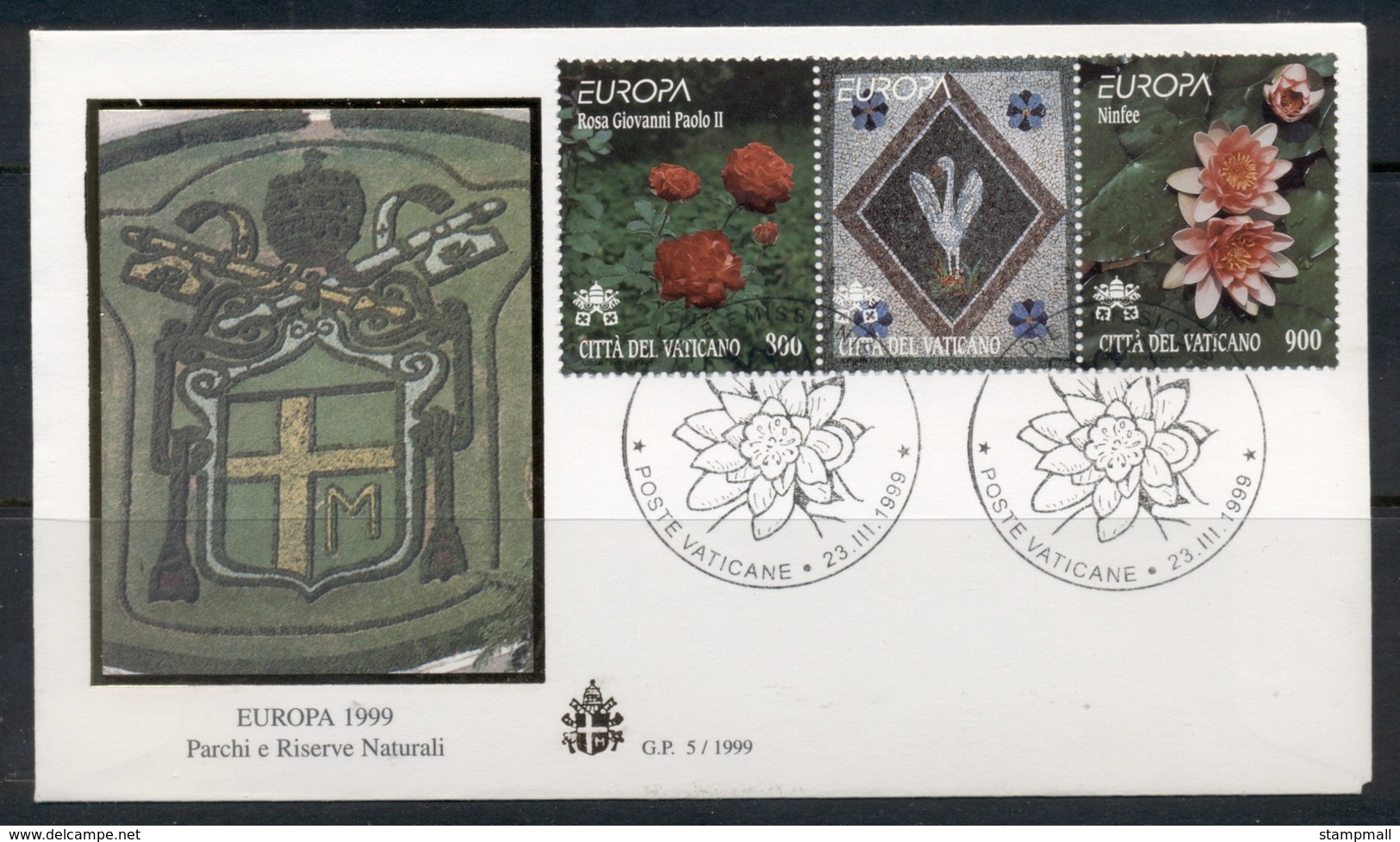 Vatican 1999 Europa Flowers FDC - FDC