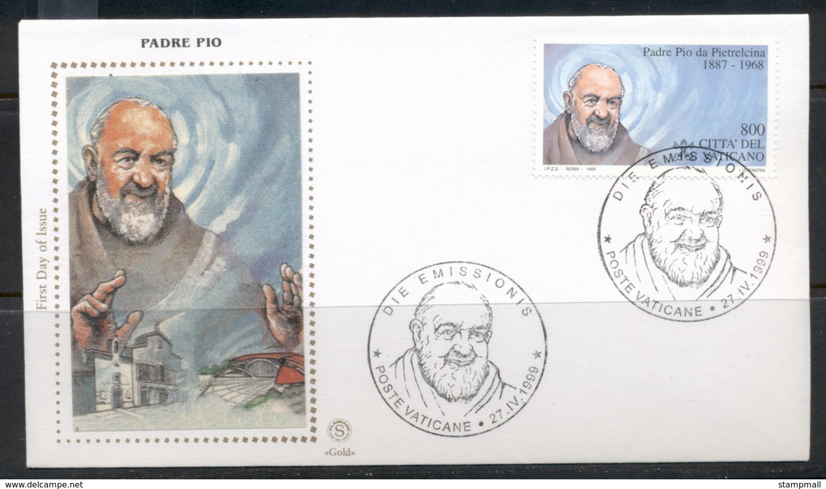 Vatican 1999 Padre Pio De Pietrelcina FDC - FDC